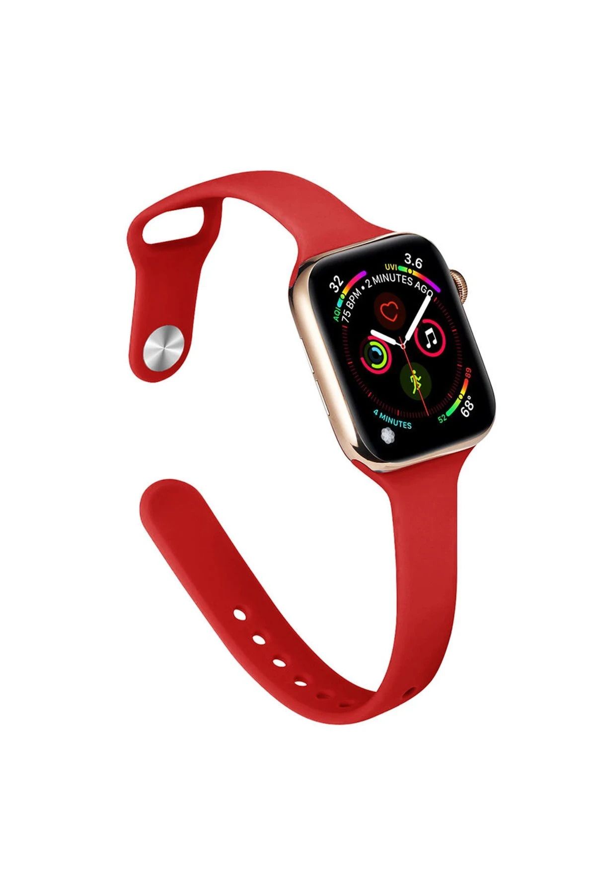 NewFace Apple Watch 38mm Klasik Kordon - Kırmızı BSTMY