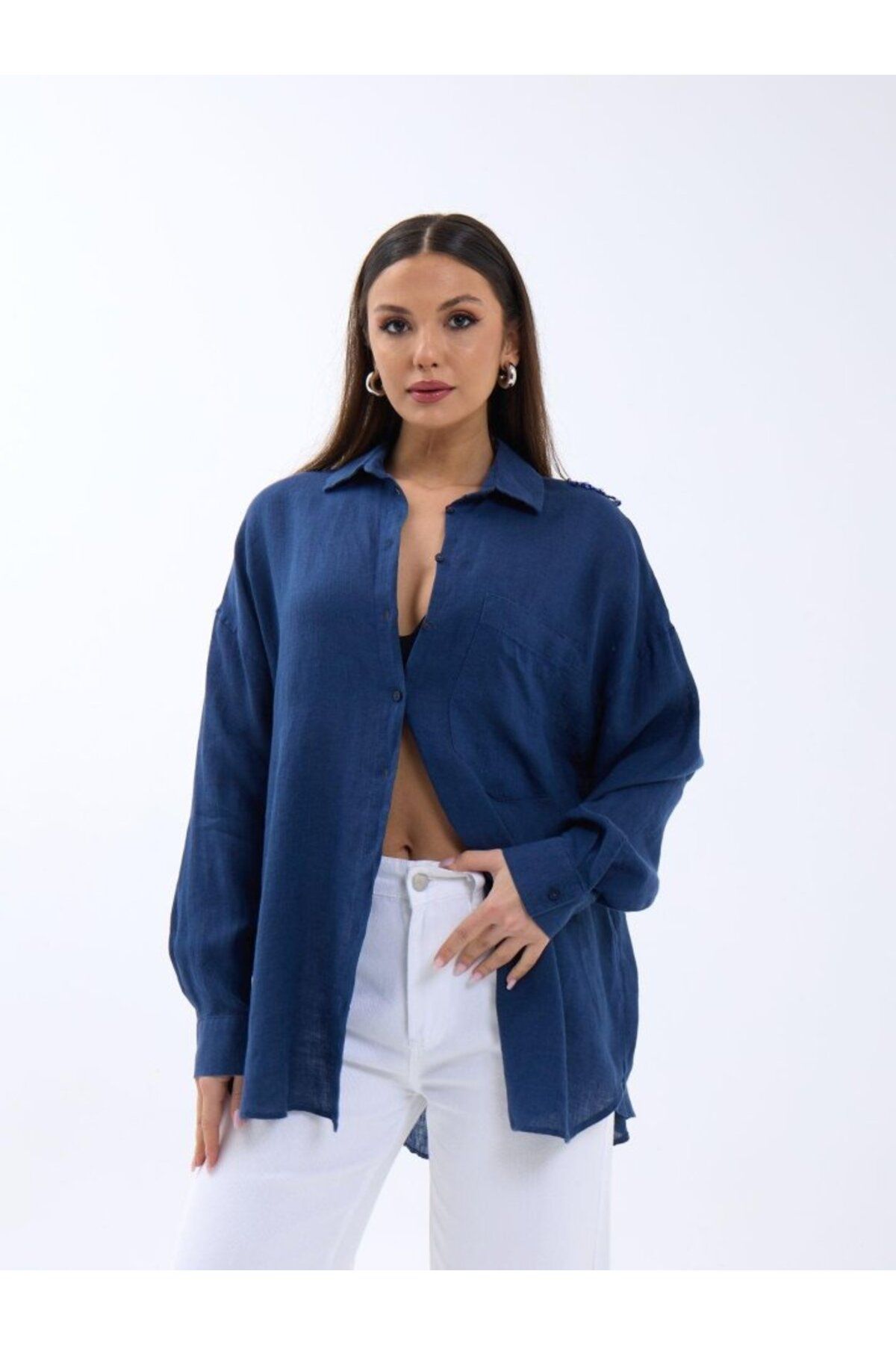 ARUZ MODA 7399 GÖMLEK-LACİVERT