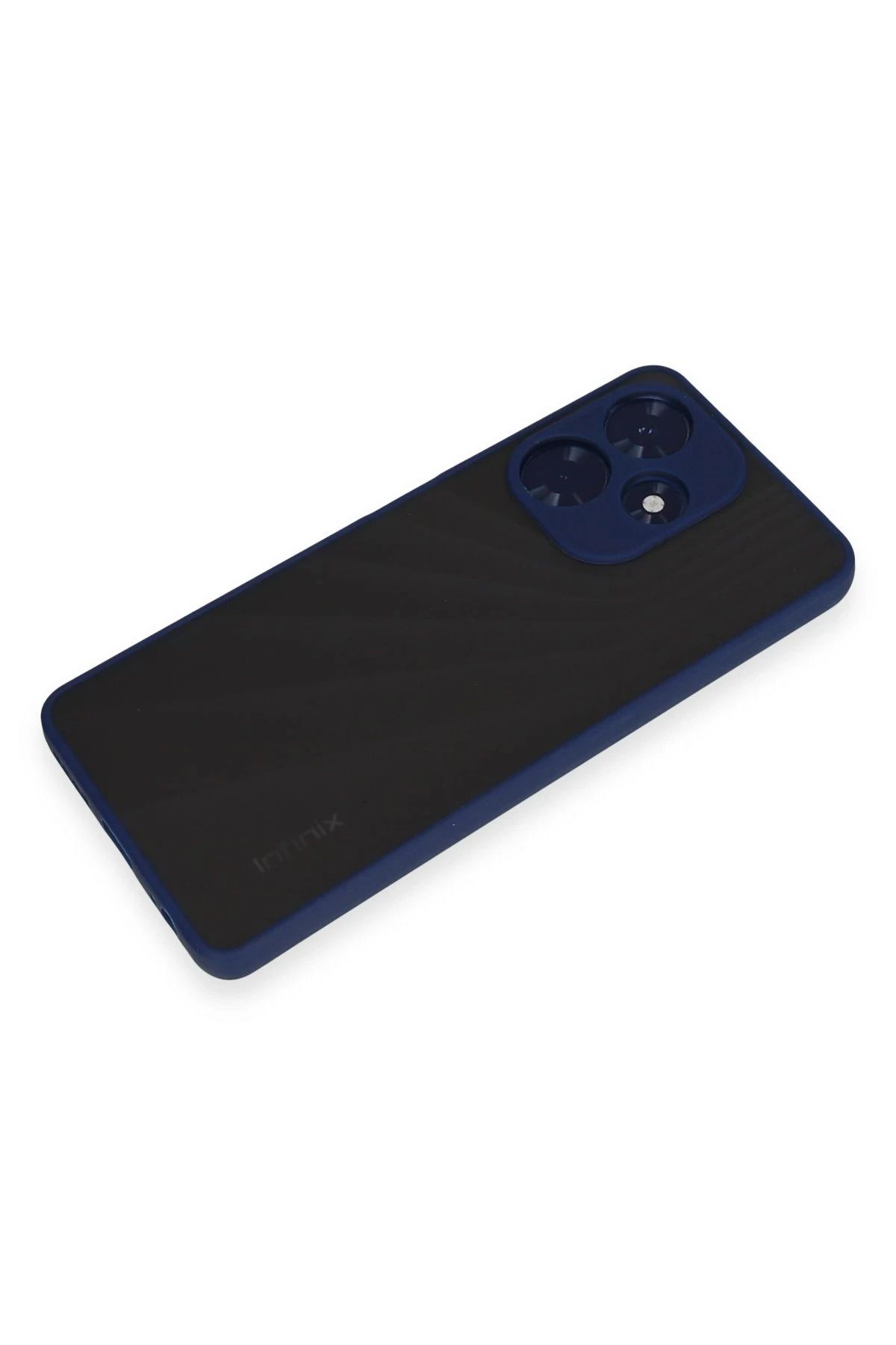 NewFace İnfinix Hot 30 4G Kılıf Montreal Silikon Kapak - Lacivert DPMAH