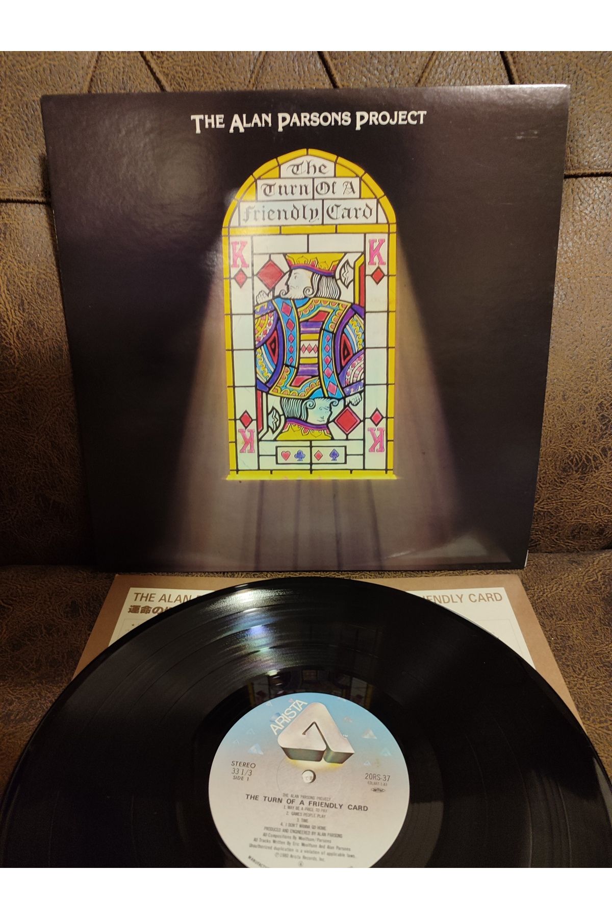 Plakperest ALAN PARSONS PROJECT - The Turn of A Friendly Card - 1980 Japonya Basım Plak Albüm 2.el