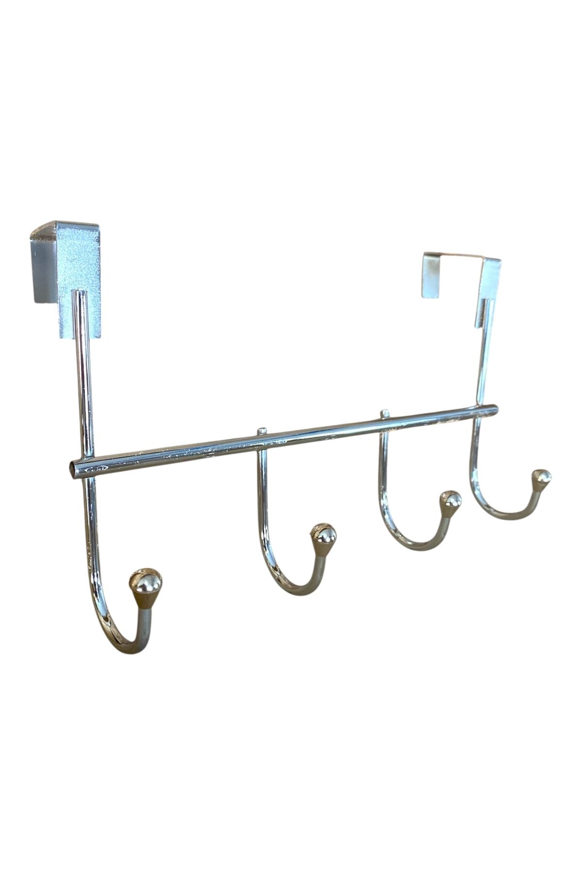 YARGICI Home Metal Kapı Arkası Askısı 4’lü Kıyafet Havlu Çanta Askılığı