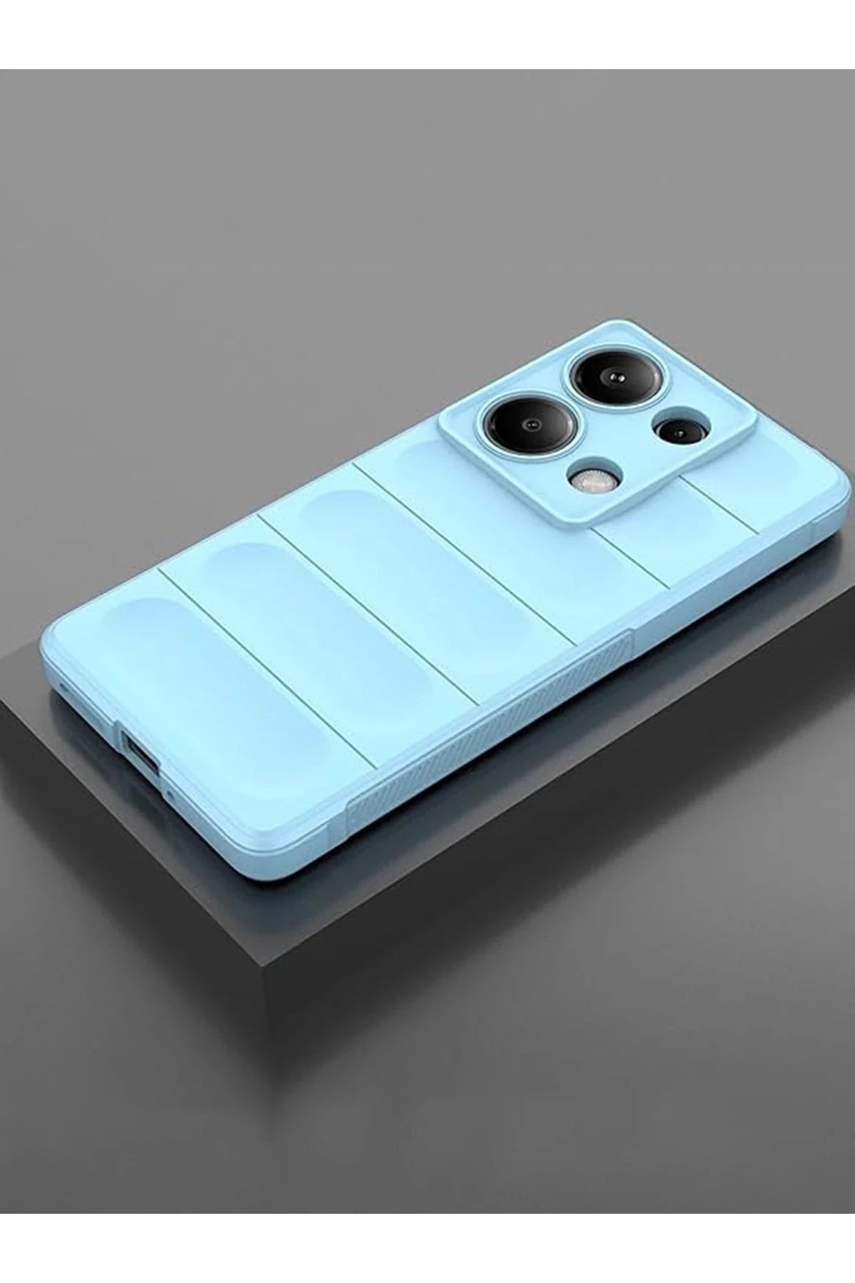 NewFace Xiaomi Redmi Note 13 Pro 4G Kılıf Optimum Silikon - Krem uyumlu