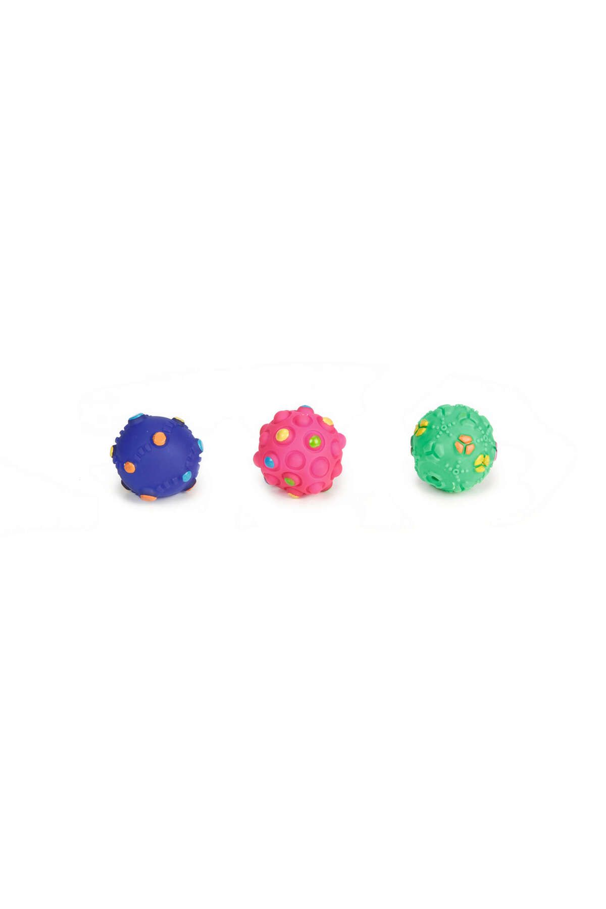 Beeztees Yavru Köpek Oyuncağı, Top, Vinyl, Çeşitli Renklerde, S, 5cm GLSTD