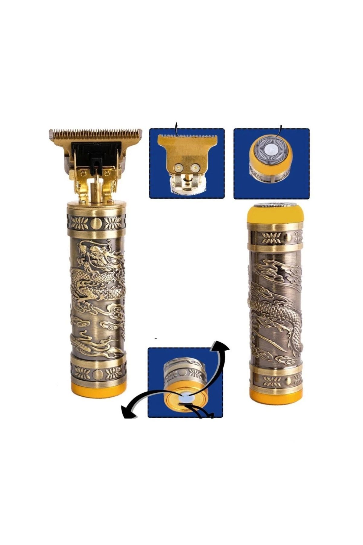 teknotrust 2 In 1 Profosyonel Suya Dayanaklı Ense Ve Yanak Makinası KP-2074