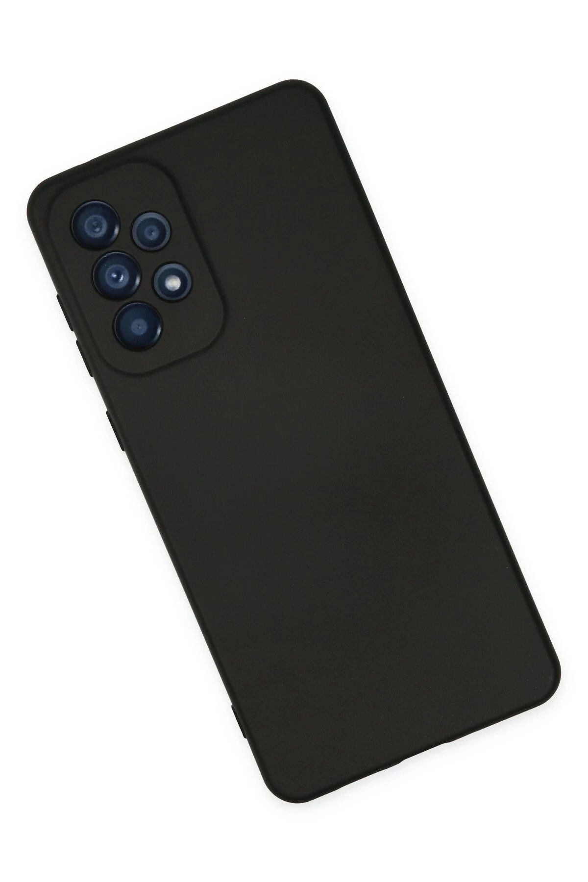 NewFace Galaxy A23 4G Uyumlu Kılıf Nano içi Kadife Silikon - Siyah BSTMY