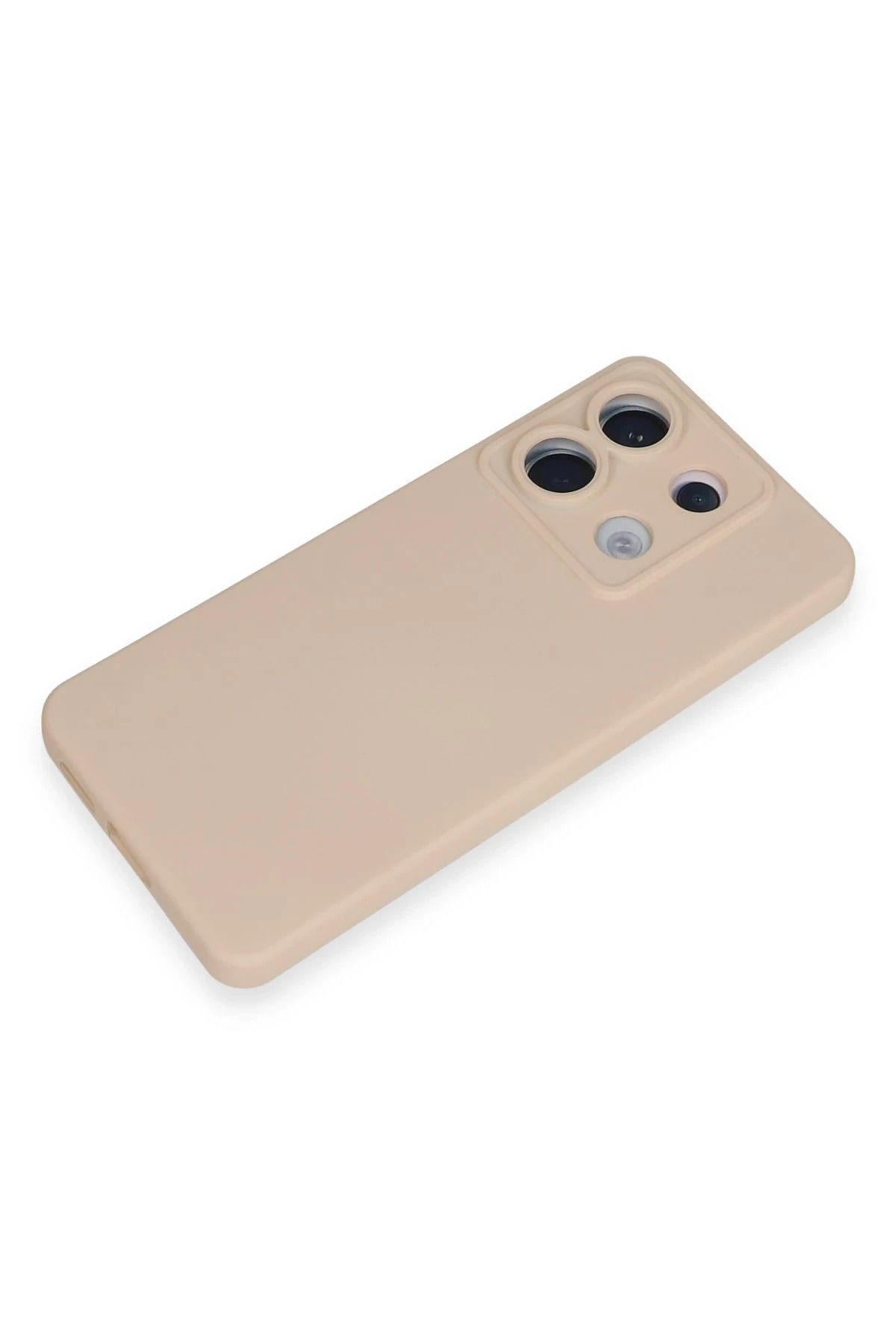 NewFace Xiaomi Redmi Note 13 Pro 5G Uyumlu Kılıf Nano içi Kadife Silikon - Pudra