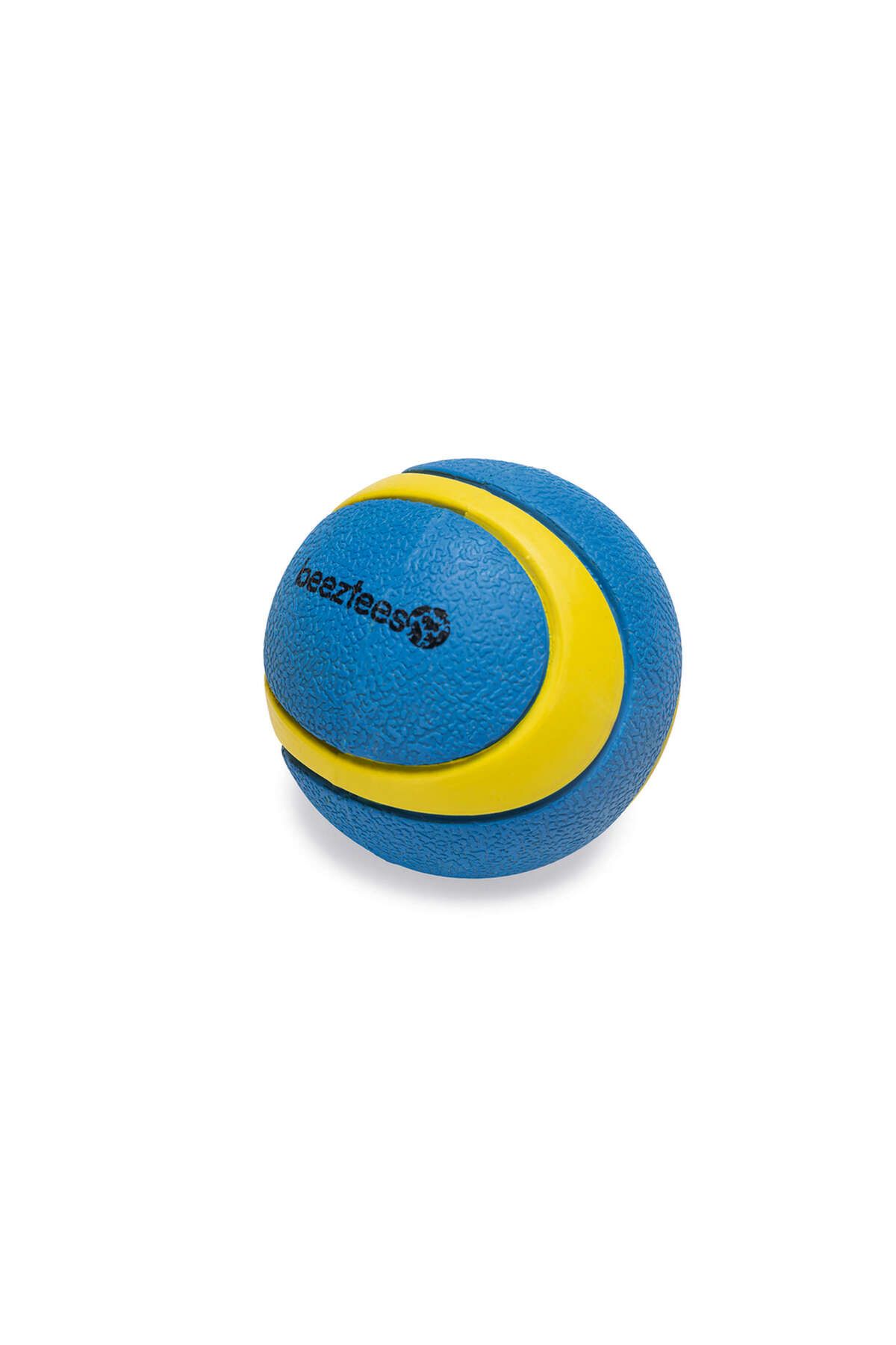 Beeztees Köpek Oyuncağı, Yüzen, Tenis Topu, Kauçuk, Mavi/Sarı, 6,3cm GLSTD