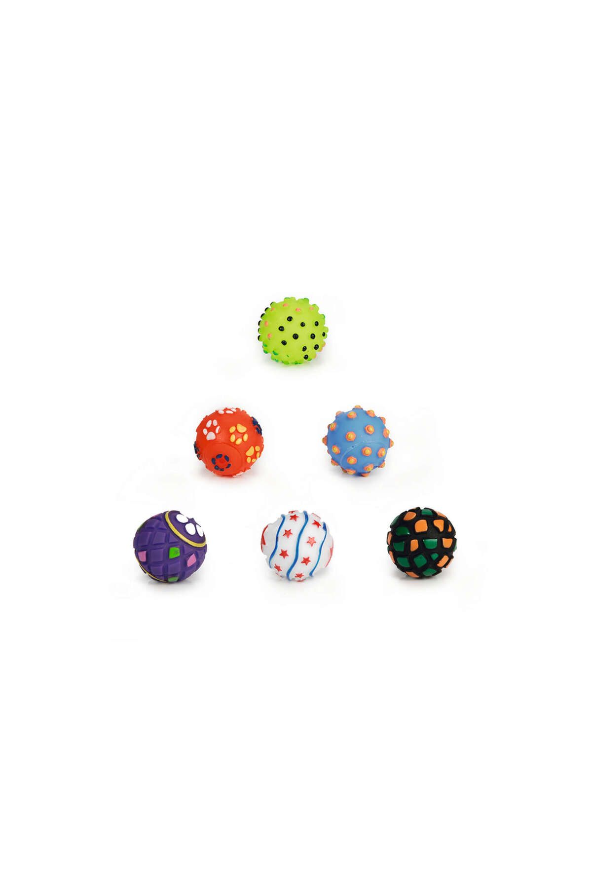 Beeztees Köpek Oyuncağı, Top, Vinyl, Çeşitli Tipler ve Renklerde, S, 5cm GLSTD