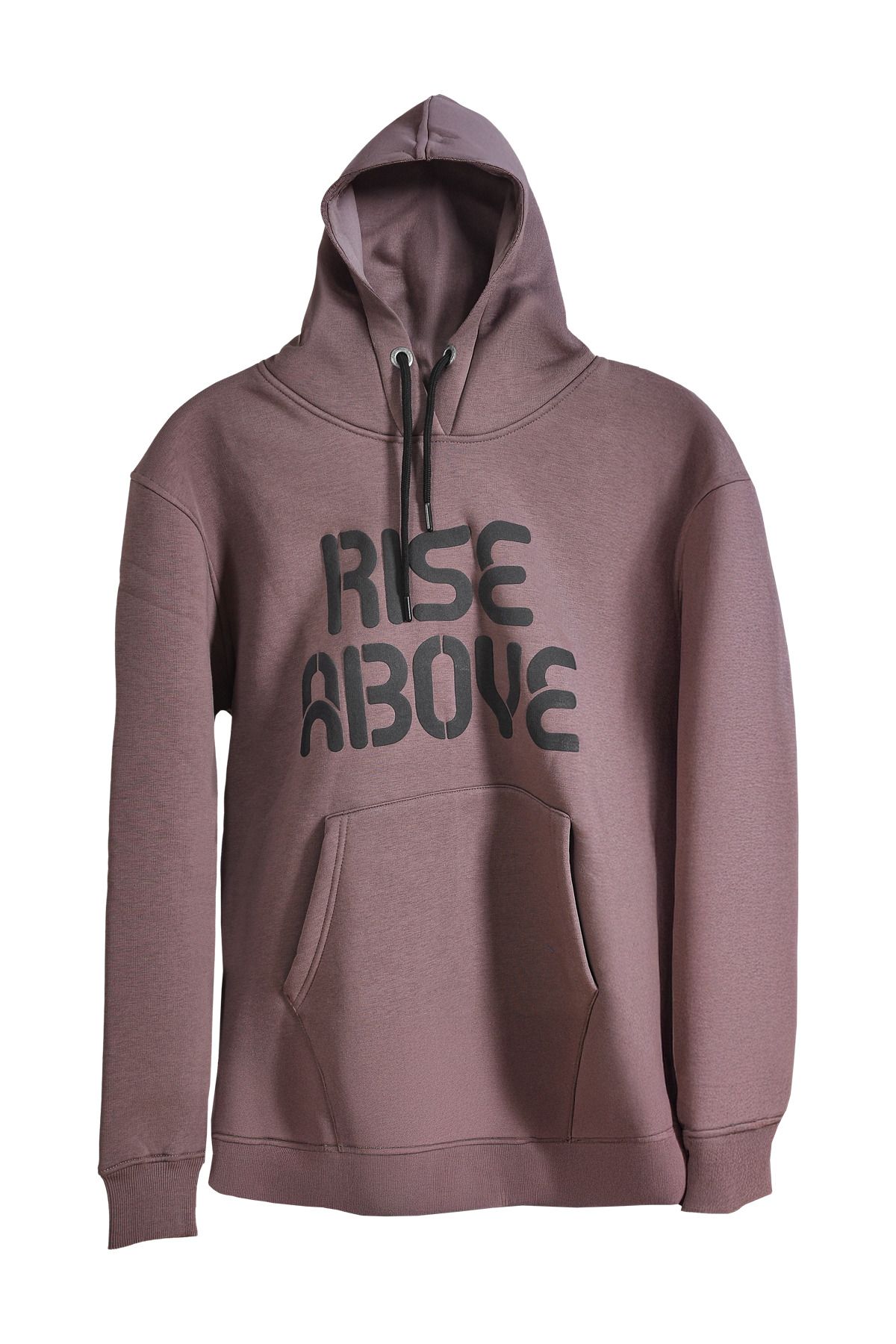 maraccia Kahverengi Unisex Rise Kadın & Erkek Kapüşonlu Sweatshirt