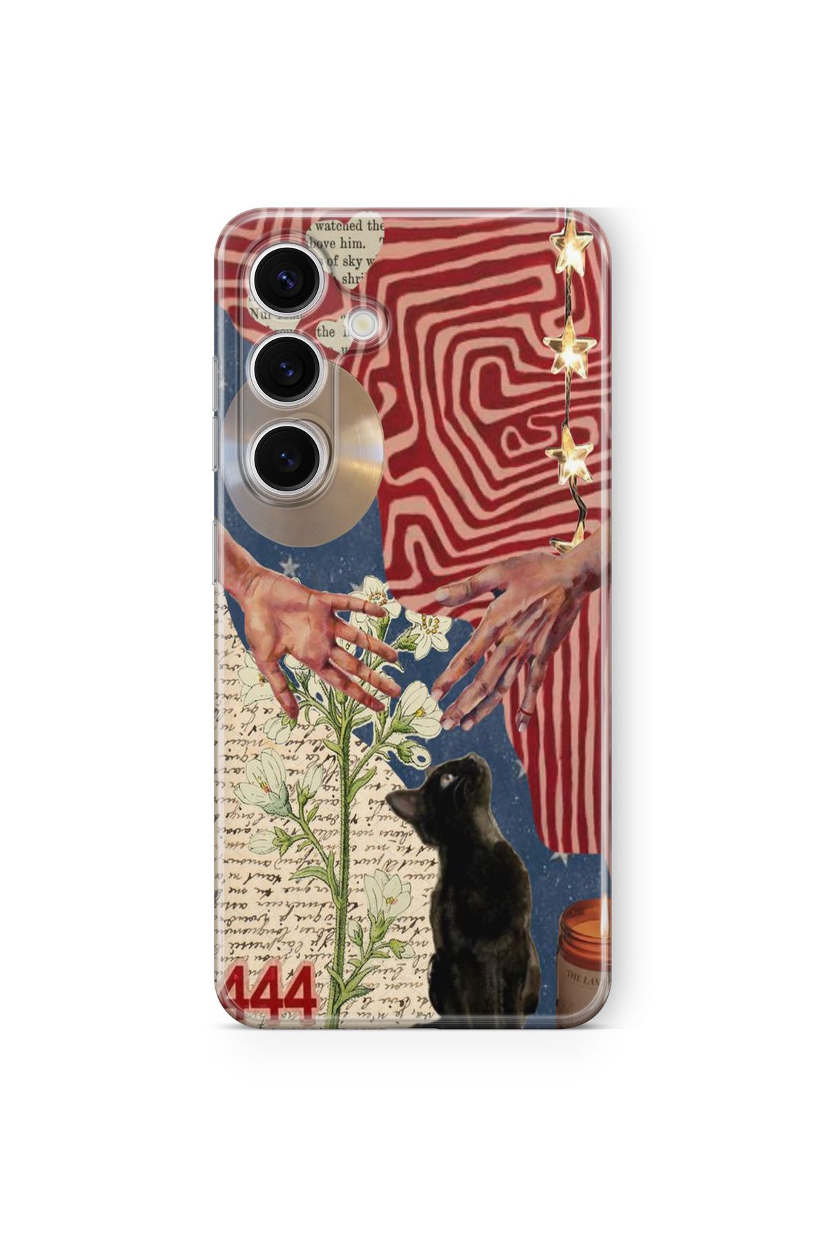 Space Star Samsung Galaxy A14 Uyumlu 444 Tasarım Baskılı Şeffaf Kılıf