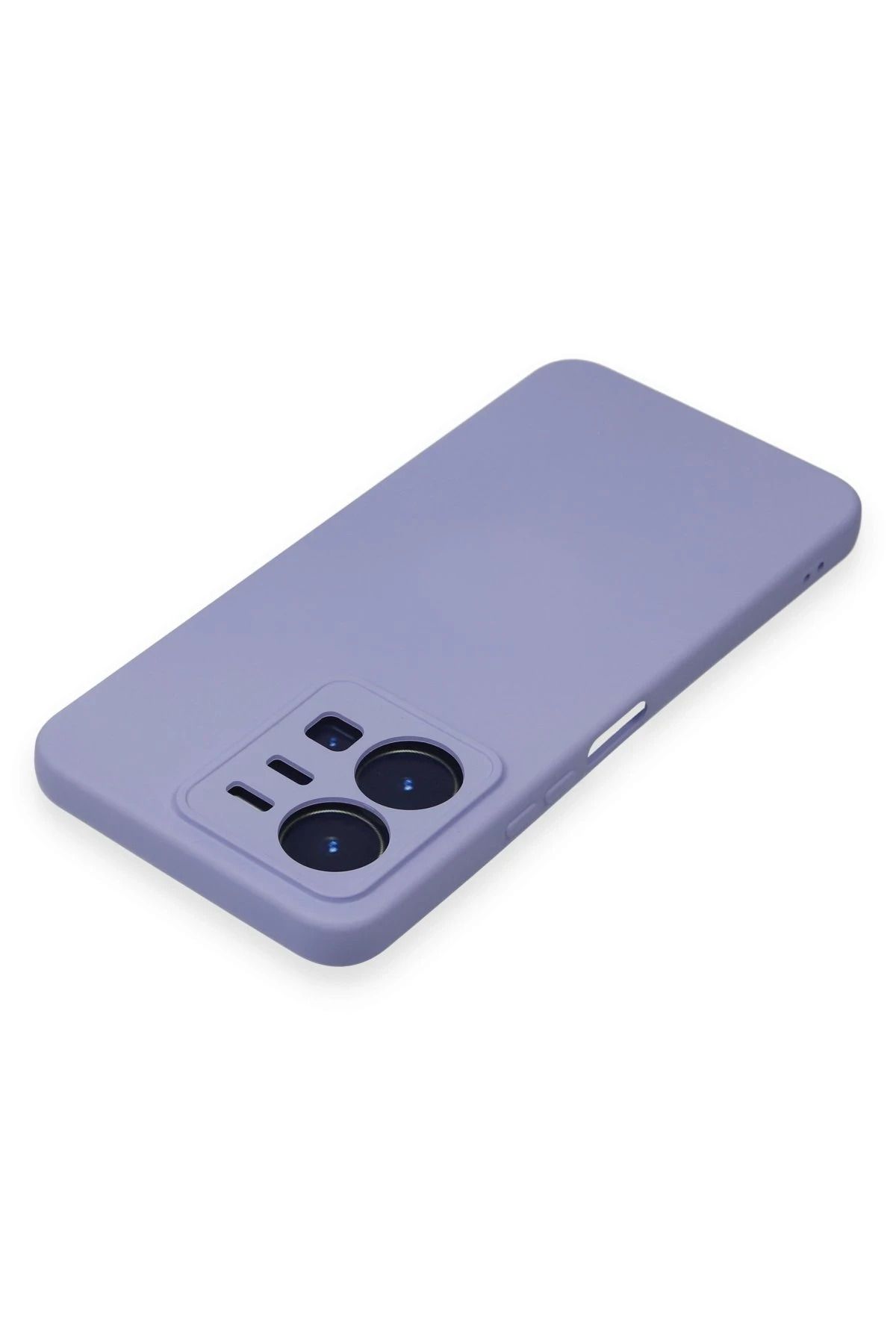 NewFace Vivo Y35uyumlu Kılıf Nano içi Kadife Silikon - Lila SVLRS