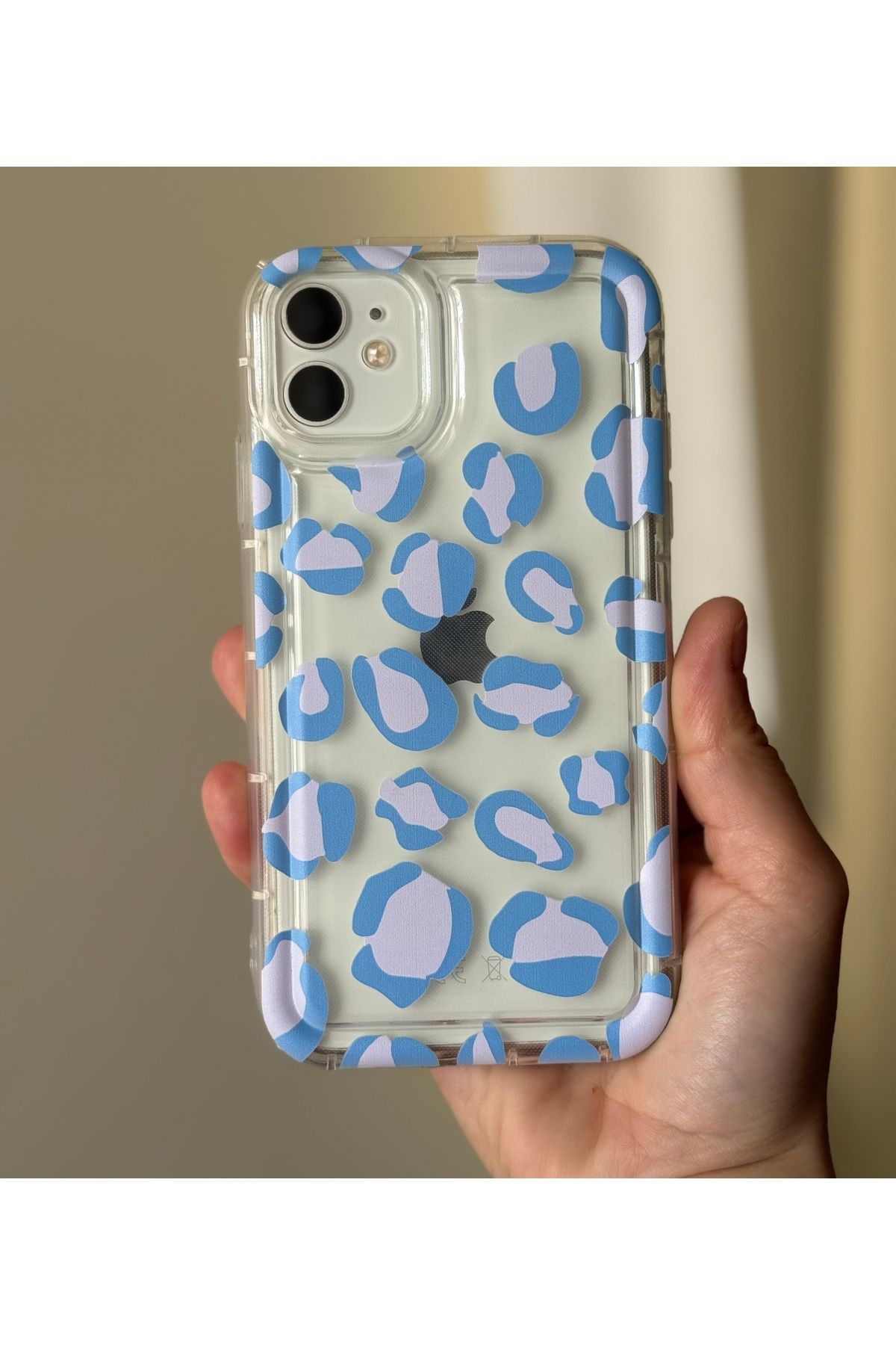 FİŞNEİLETİŞİM İPHONE 11 UYUMLU ŞEFFAF LEOPAR DESENLİ KILIF
