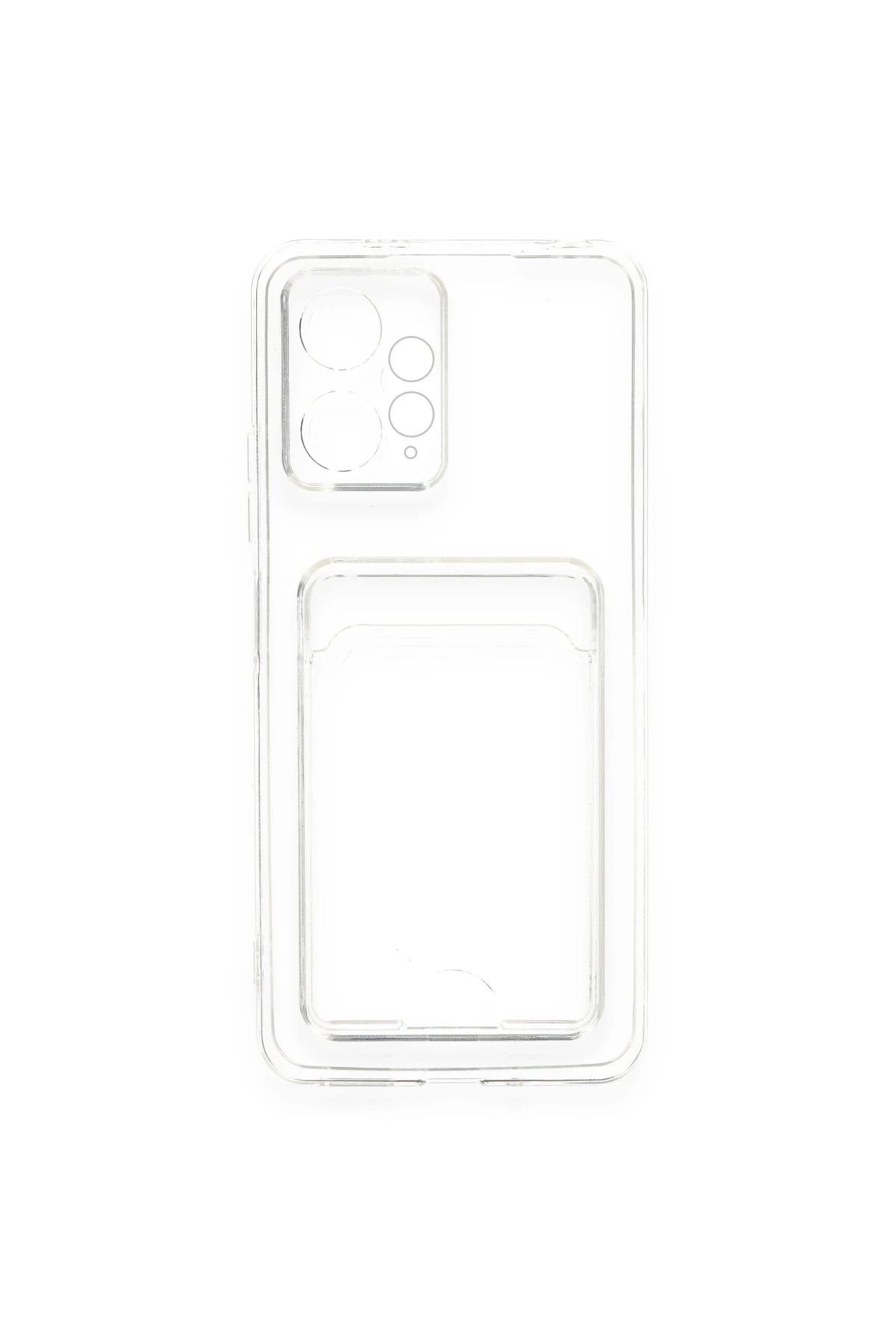 NewFace Xiaomi Redmi Note 12 4G Kılıf Kart Şeffaf Silikon - Şeffaf SVLRS