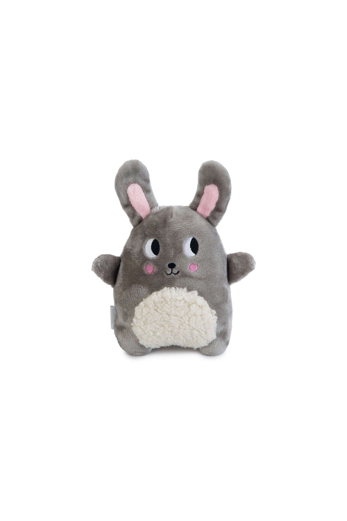 Beeztees Yavru Köpek Oyuncağı, Kalp Atışlı, Tavşan, Peluş, Gri, 25x20x7,5cm GLSTD