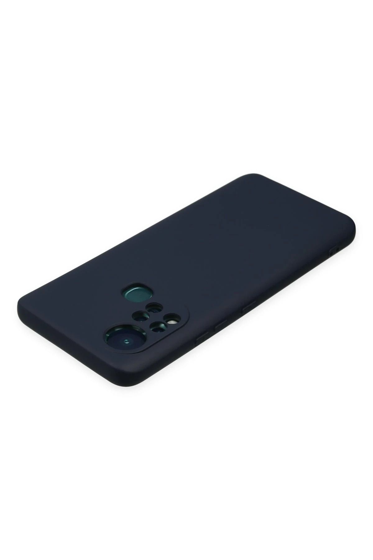 NewFace İnfinix Hot 11s uyumlu Kılıf Nano içi Kadife Silikon - Lacivert BSTMY