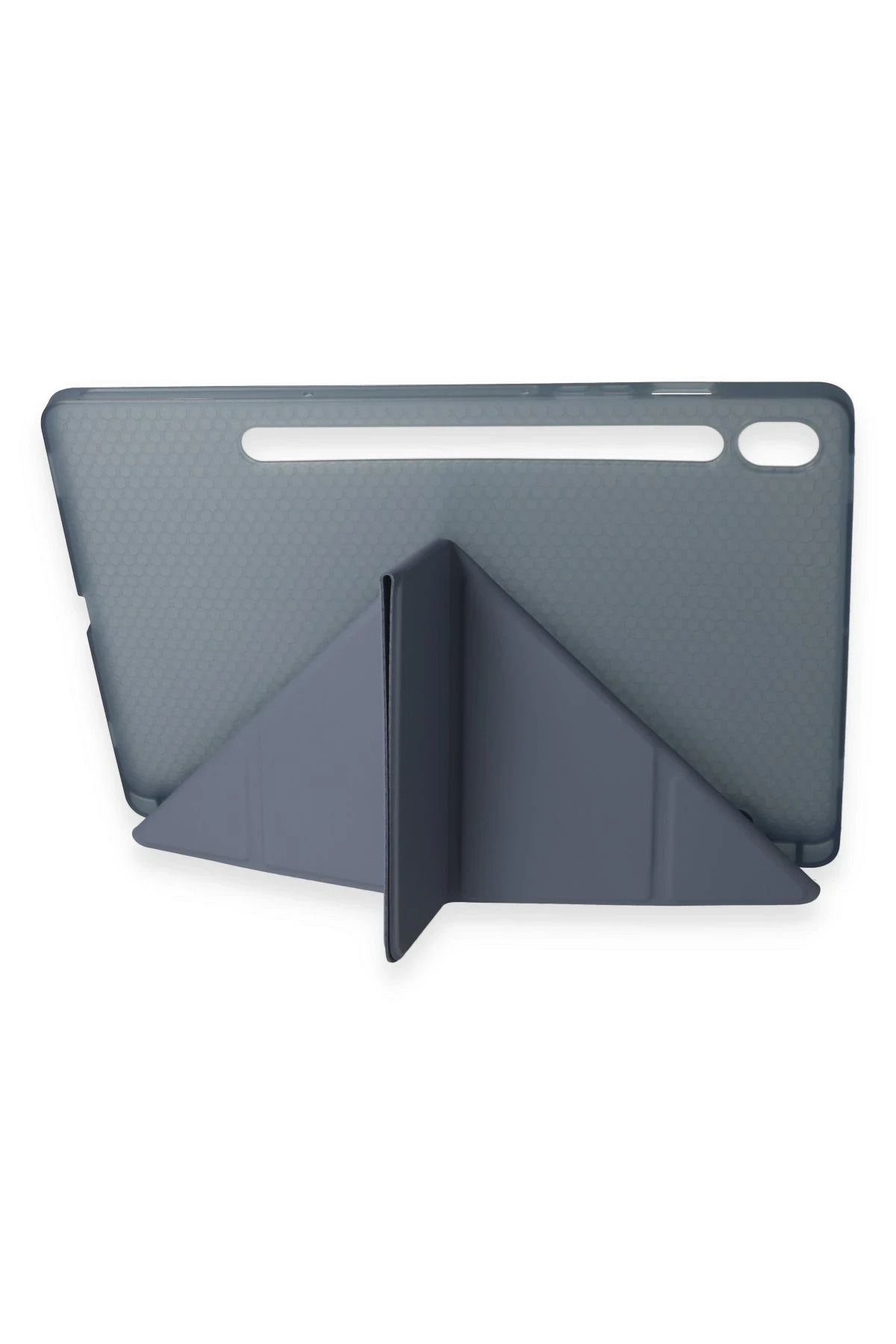 NewFace Samsung Galaxy Tab A9 Plus Kılıf Kalemlikli Mars Tablet Kılıfı - Lila BSTMY