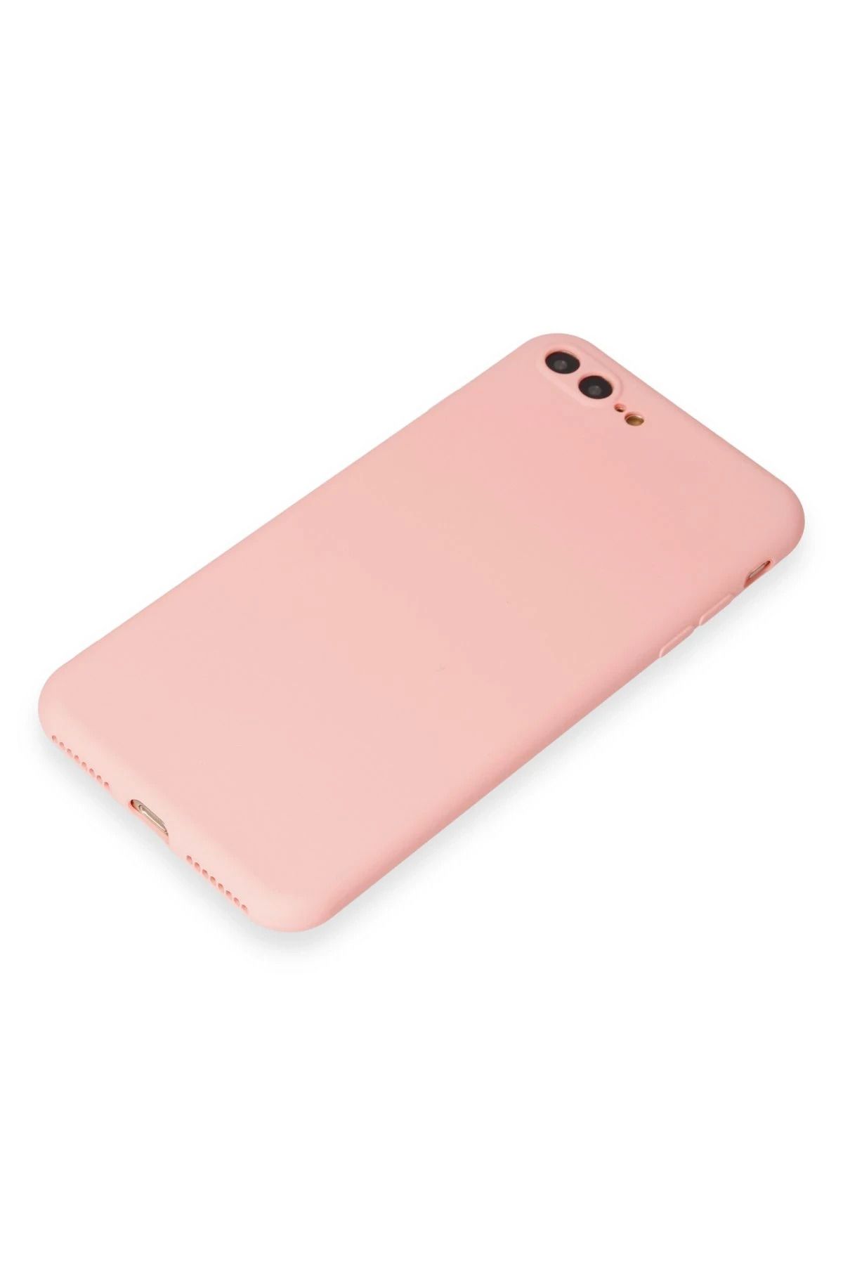 NewFace iPhone 7 Plus Kılıf First Silikon - Pudra WLZOR
