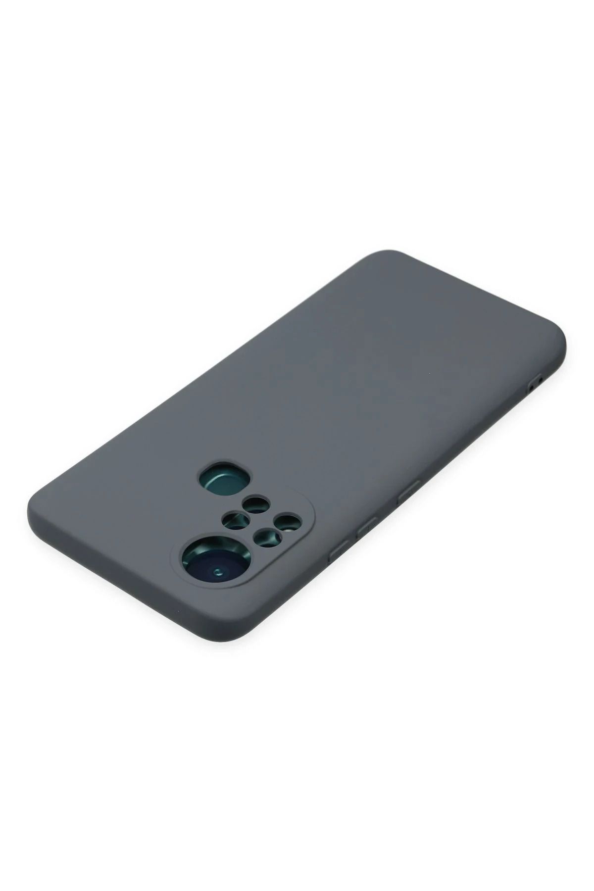 NewFace İnfinix Hot 11s Kılıf Uyumlu Nano içi Kadife Silikon - Gri SVLRS