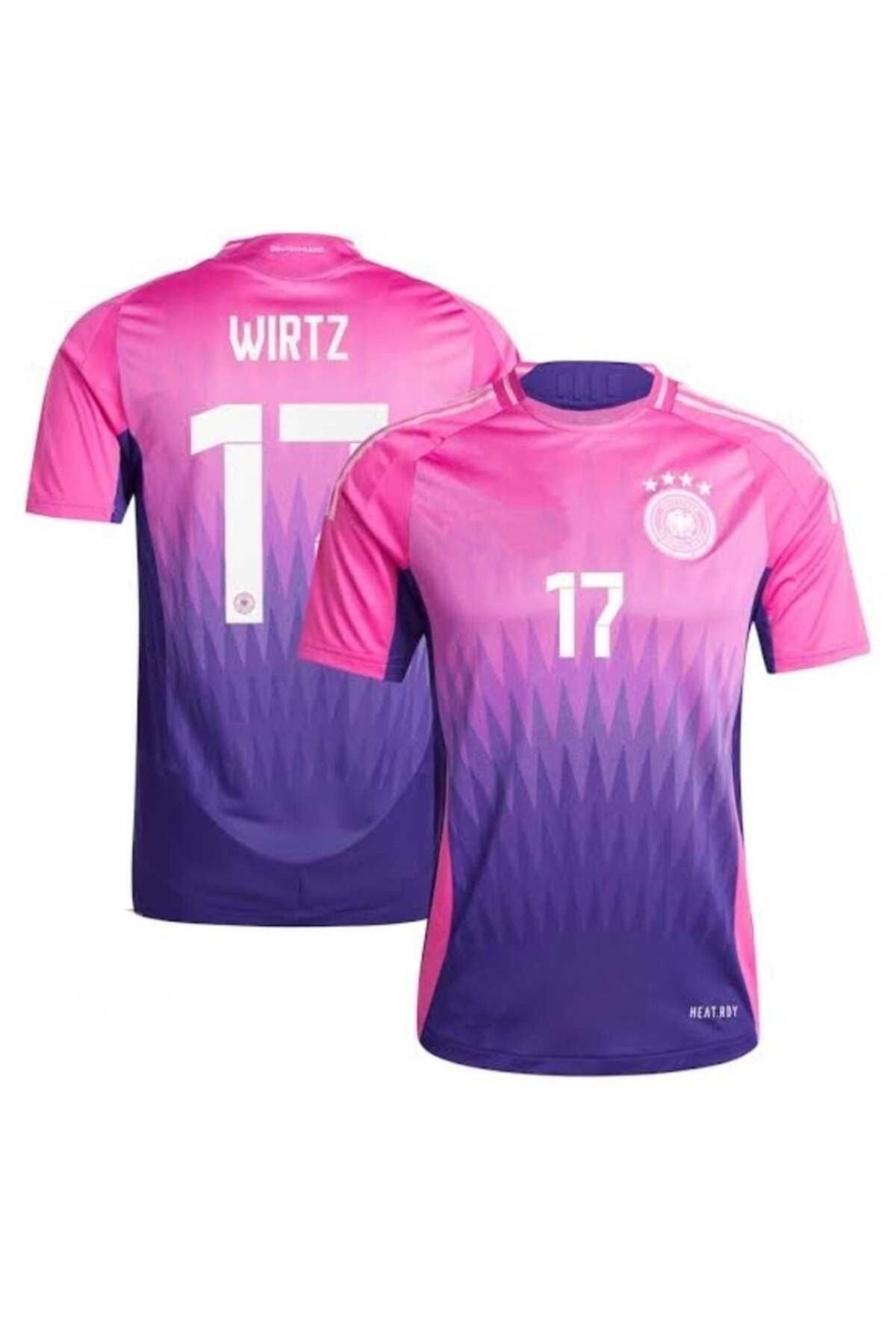 feriköy ALMANYA EURO 2024 FLORİAN WİRTZ DEPLASMAN YETİŞKİN FORMASI (PEMBE )