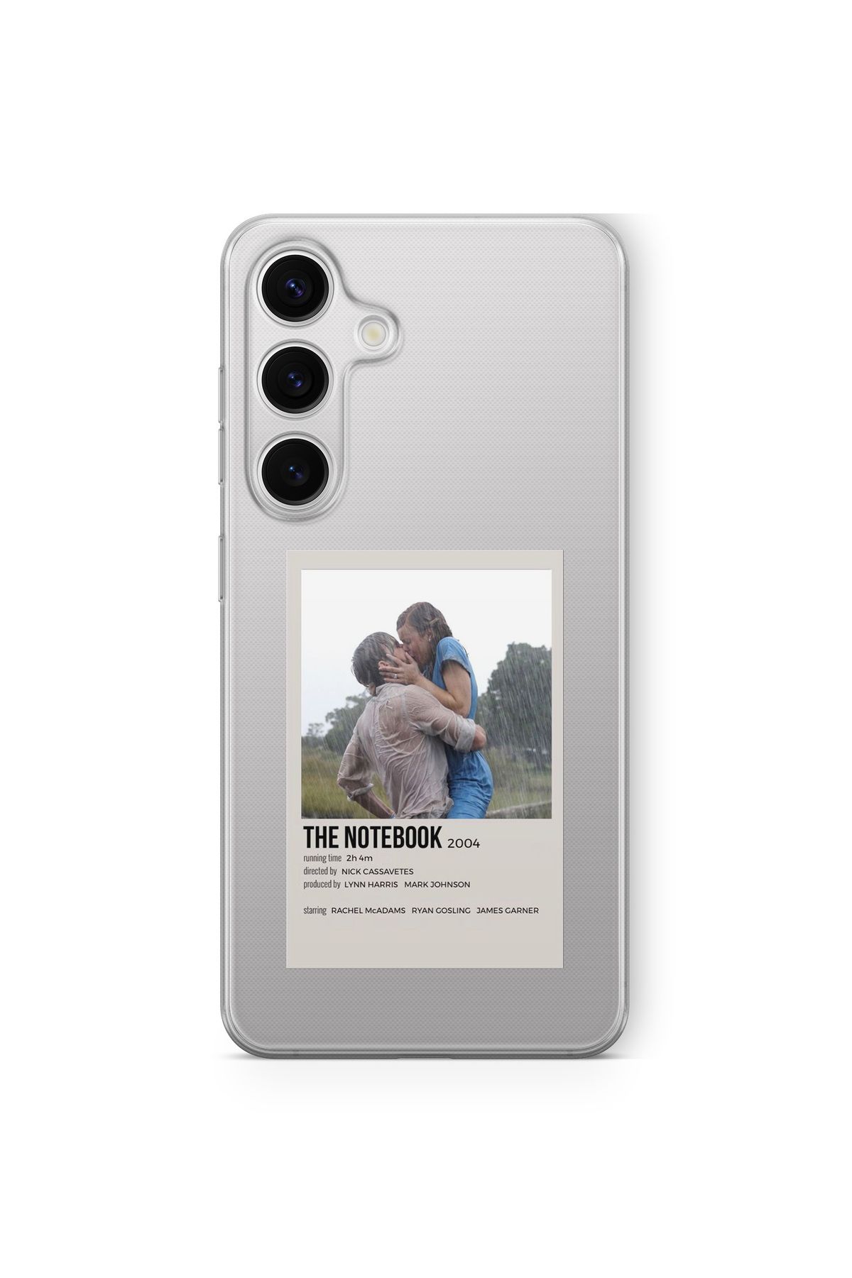 Space Star Samsung Galaxy A05s Uyumlu The Notebook Poster Tasarım Baskılı Şeffaf Kılıf
