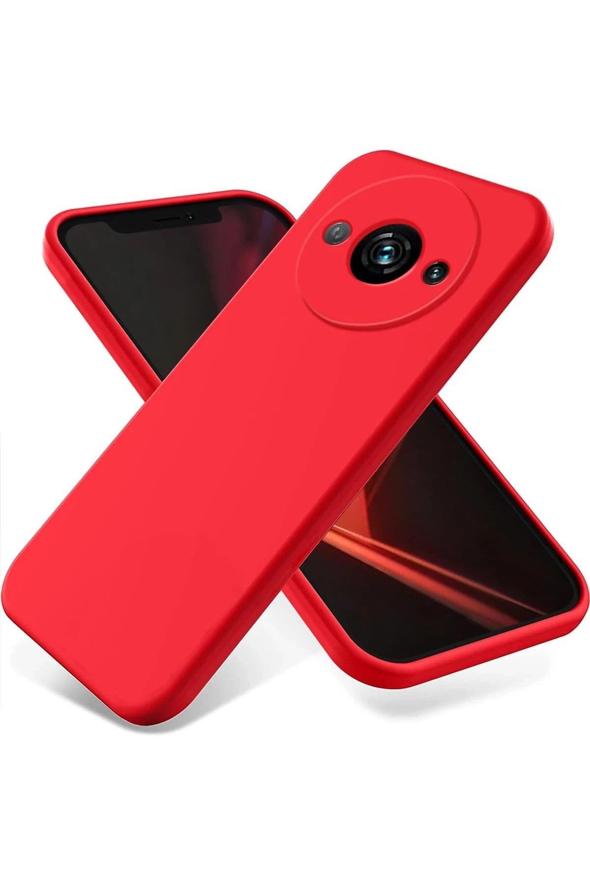 NewFace Xiaomi Redmi A3 4G Kılıf First Silikon - Kırmızı BSTMY