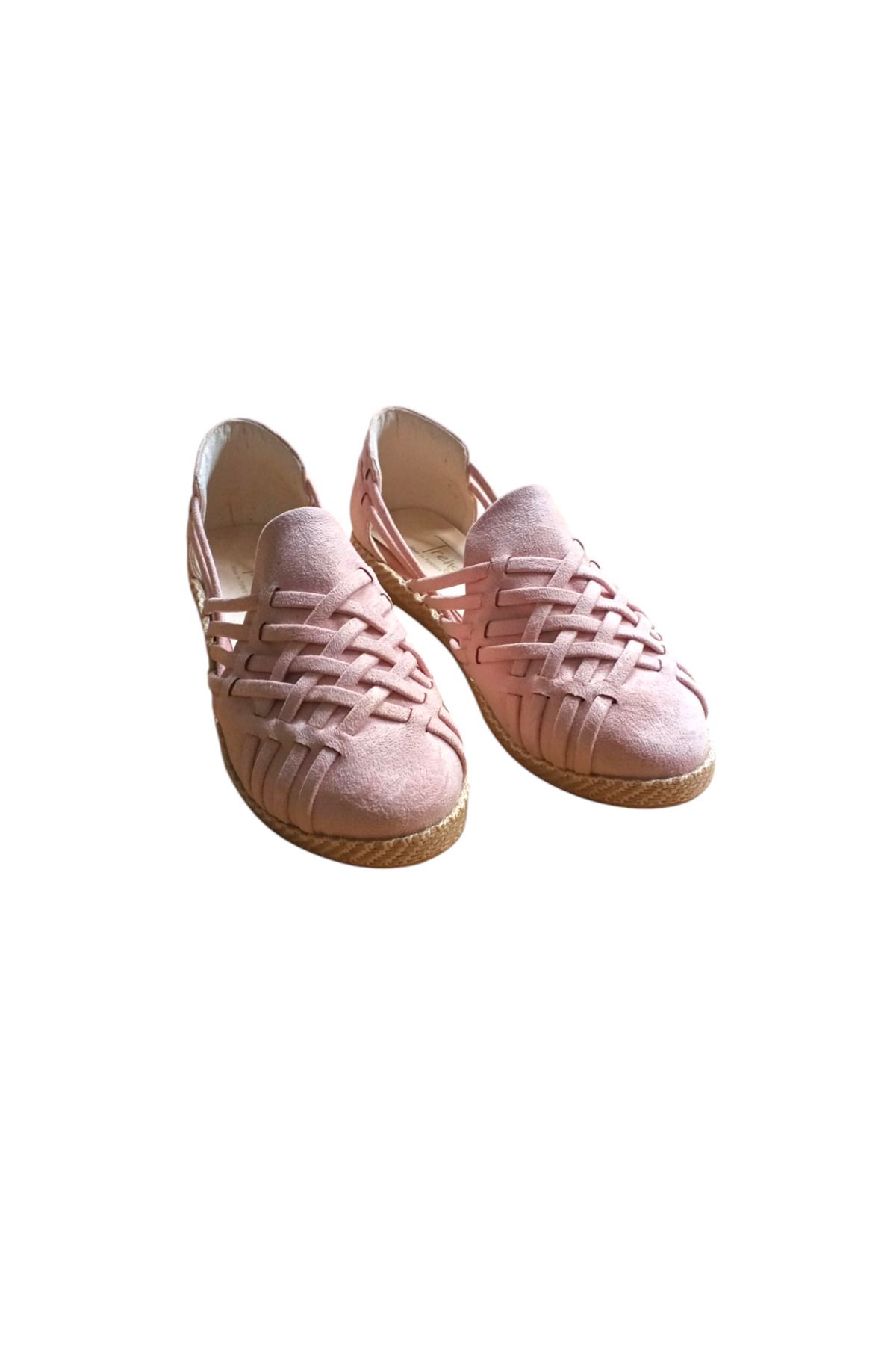 Butik LİLA ÖRGÜLÜ KADIN SANDALET