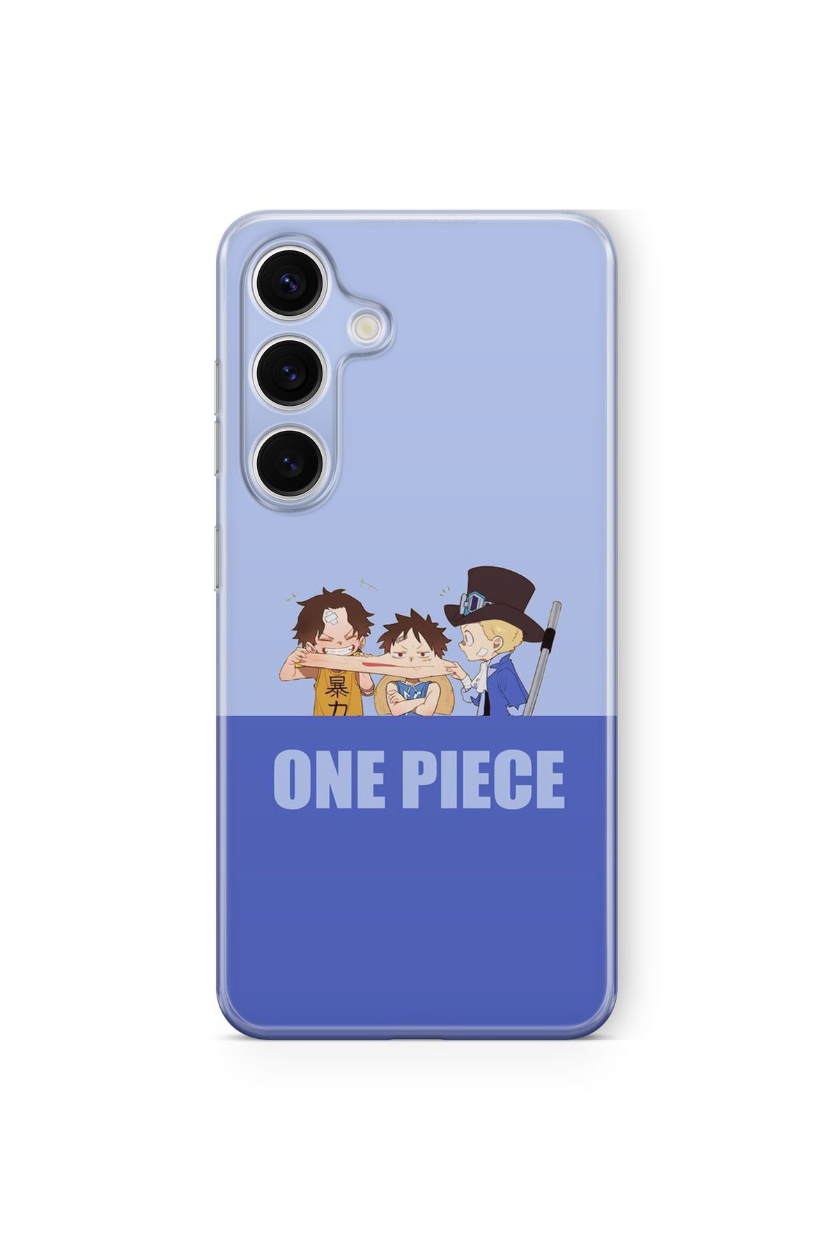 Space Star Samsung Galaxy A04s Uyumlu One Piece Tasarım Baskılı Şeffaf Kılıf