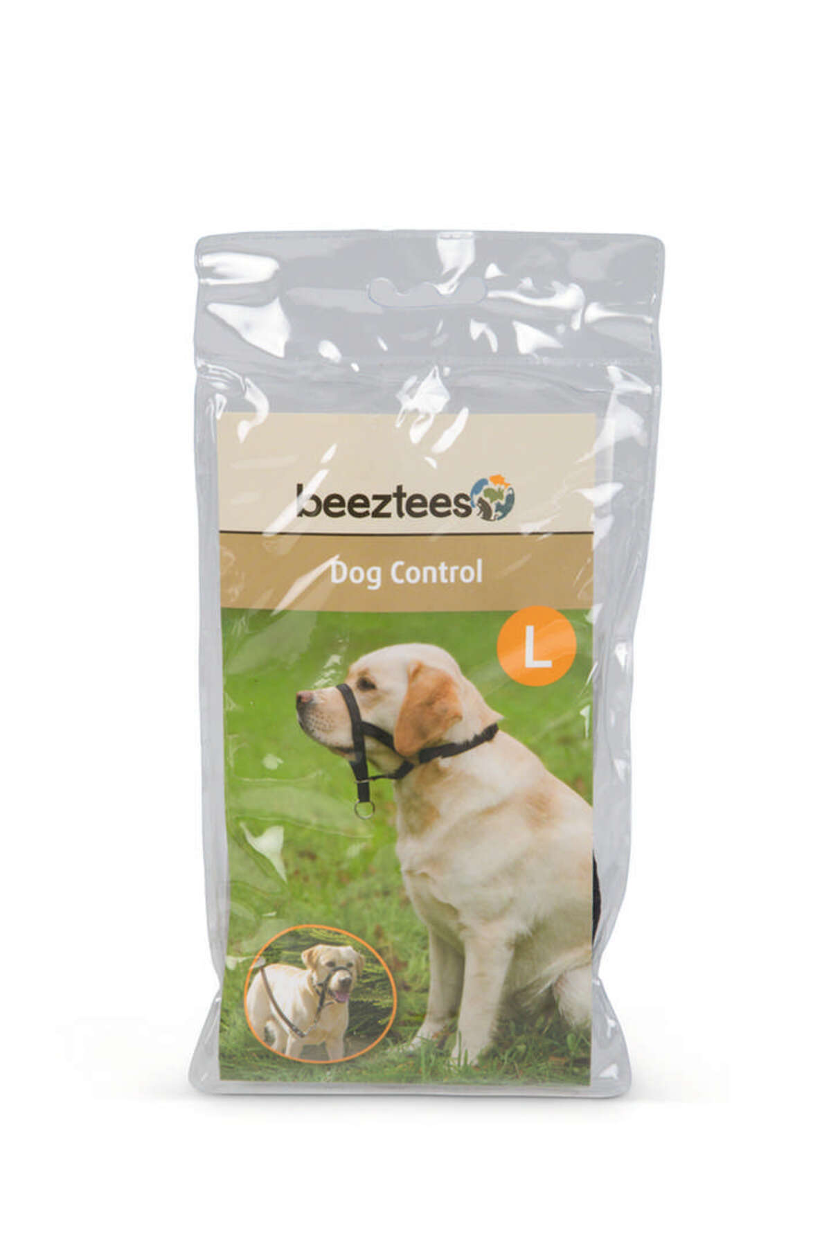 Beeztees-Dog Training Collar with Head Control, Black, L Zngzr 2
