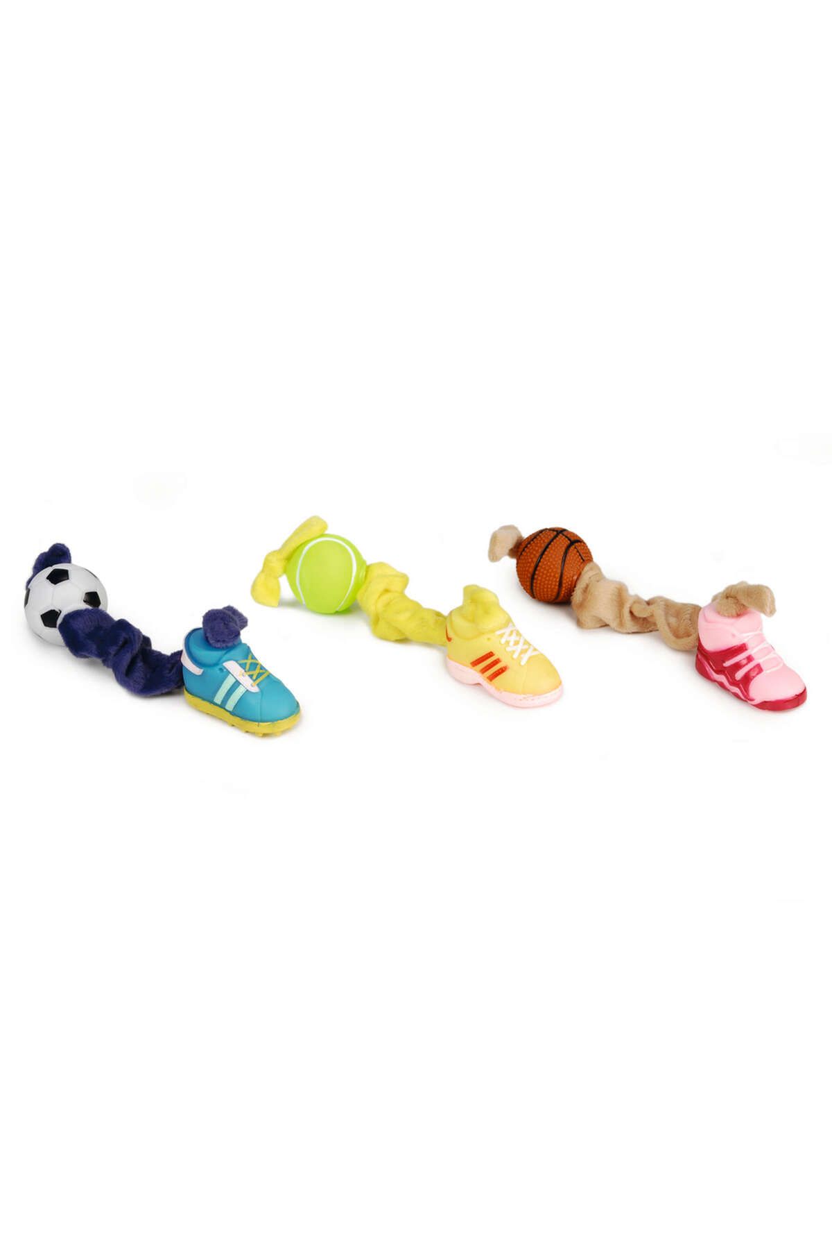 Beeztees Köpek Oyuncağı, Top - Peluş - Ayakkabı, Vinyl, Çeşitli Renklerde, Top 4,5cm - 27cm GLSTD