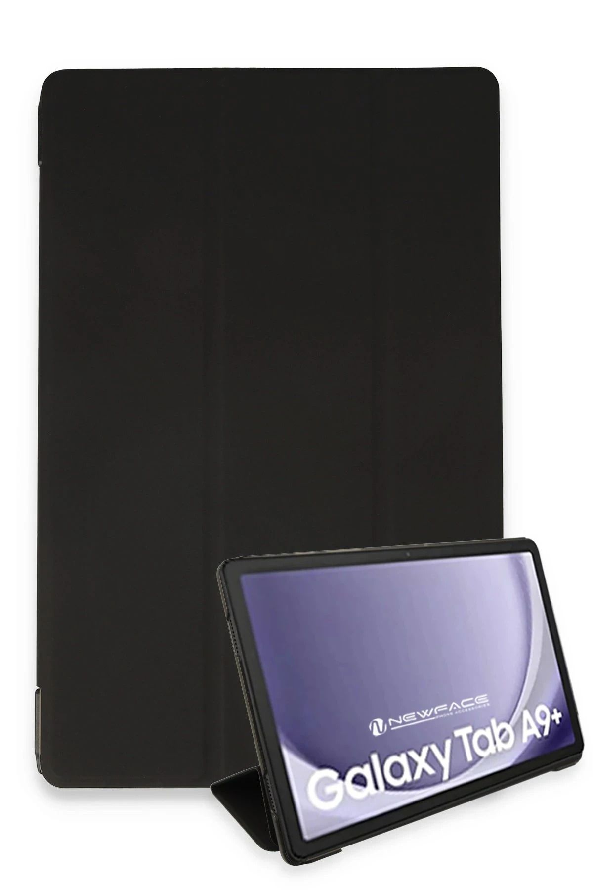 NewFace Samsung Galaxy Tab A9 Plus Kılıf Tablet Smart Kılıf - Siyah BSTMY