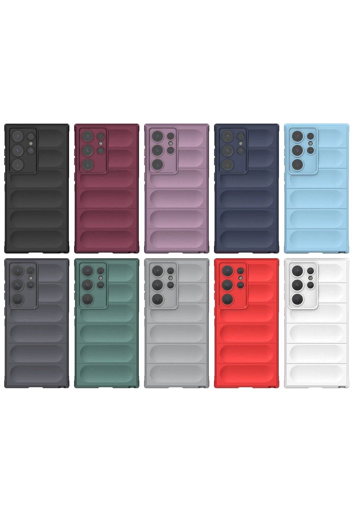 NewFace Galaxy S24 uyumlu  Ultra Kılıf Optimum Silikon - Mor BSTMY