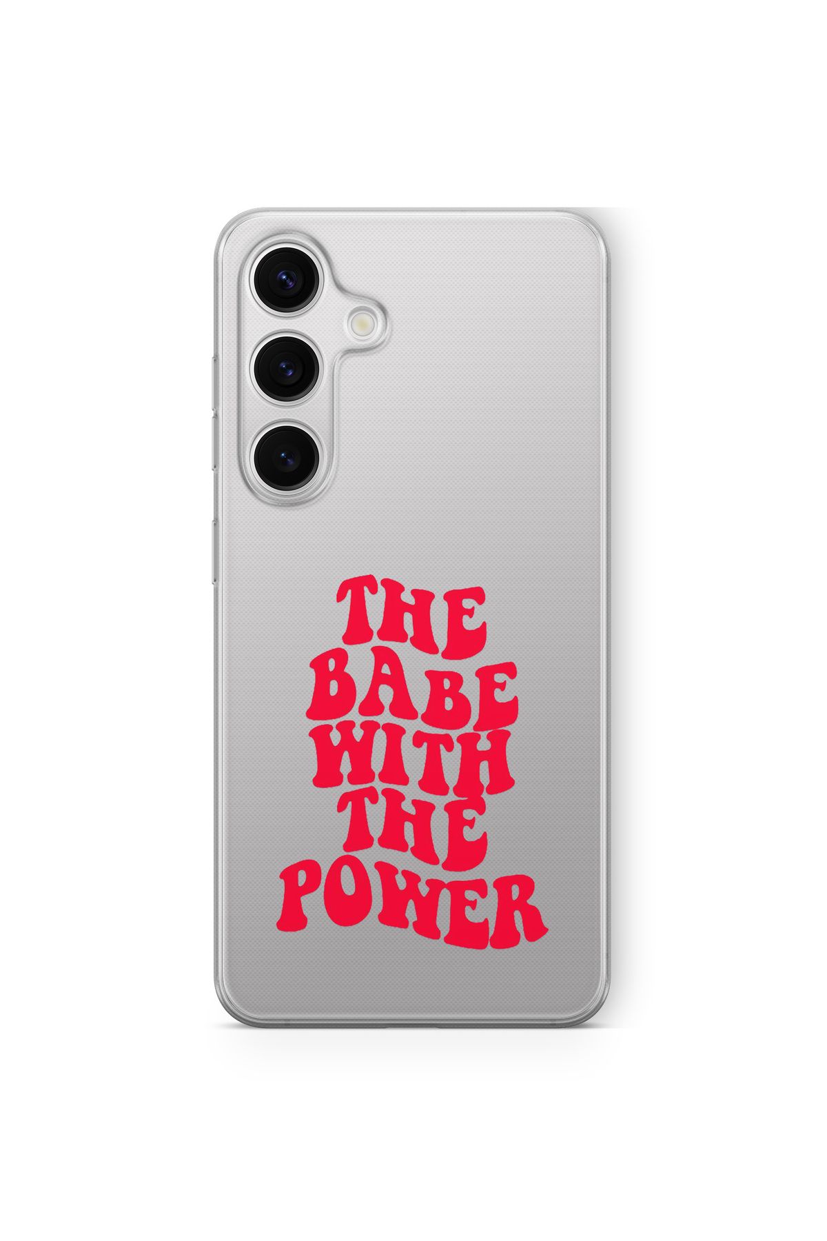 Space Star Samsung Galaxy A24 Uyumlu The Power Tasarım Baskılı Şeffaf Kılıf