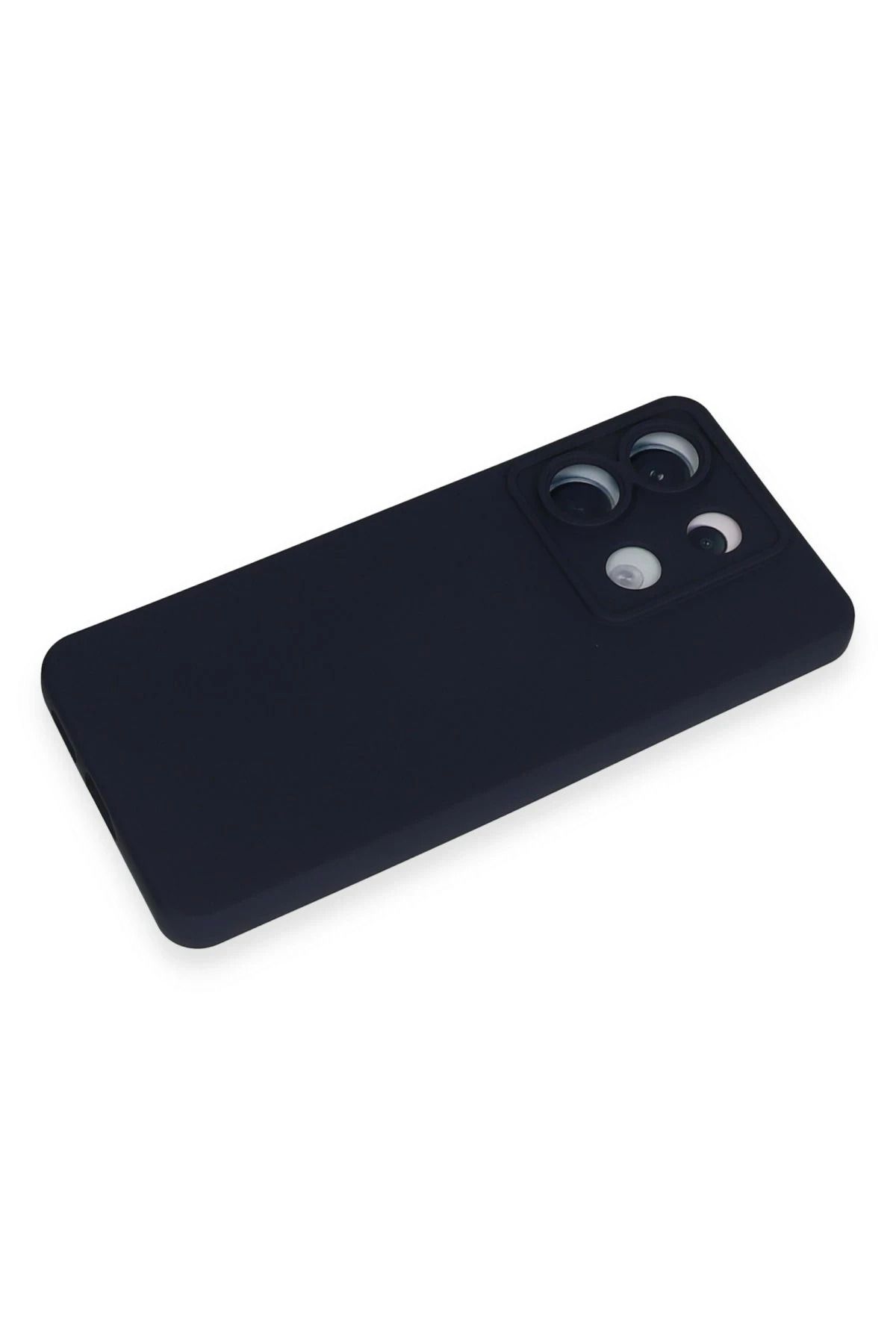 NewFace Xiaomi Redmi Note 13 Pro 5G Kılıf Nano içi Kadife Silikon - Lacivert BSTMY