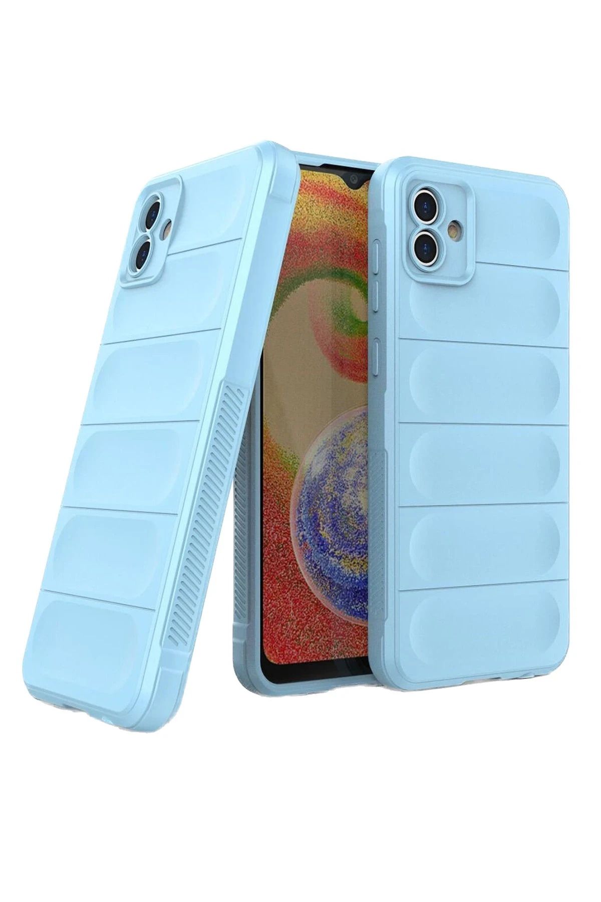 NewFace Galaxy A05 Uyumlu Kılıf Optimum Silikon - Sky Blue BSTMY