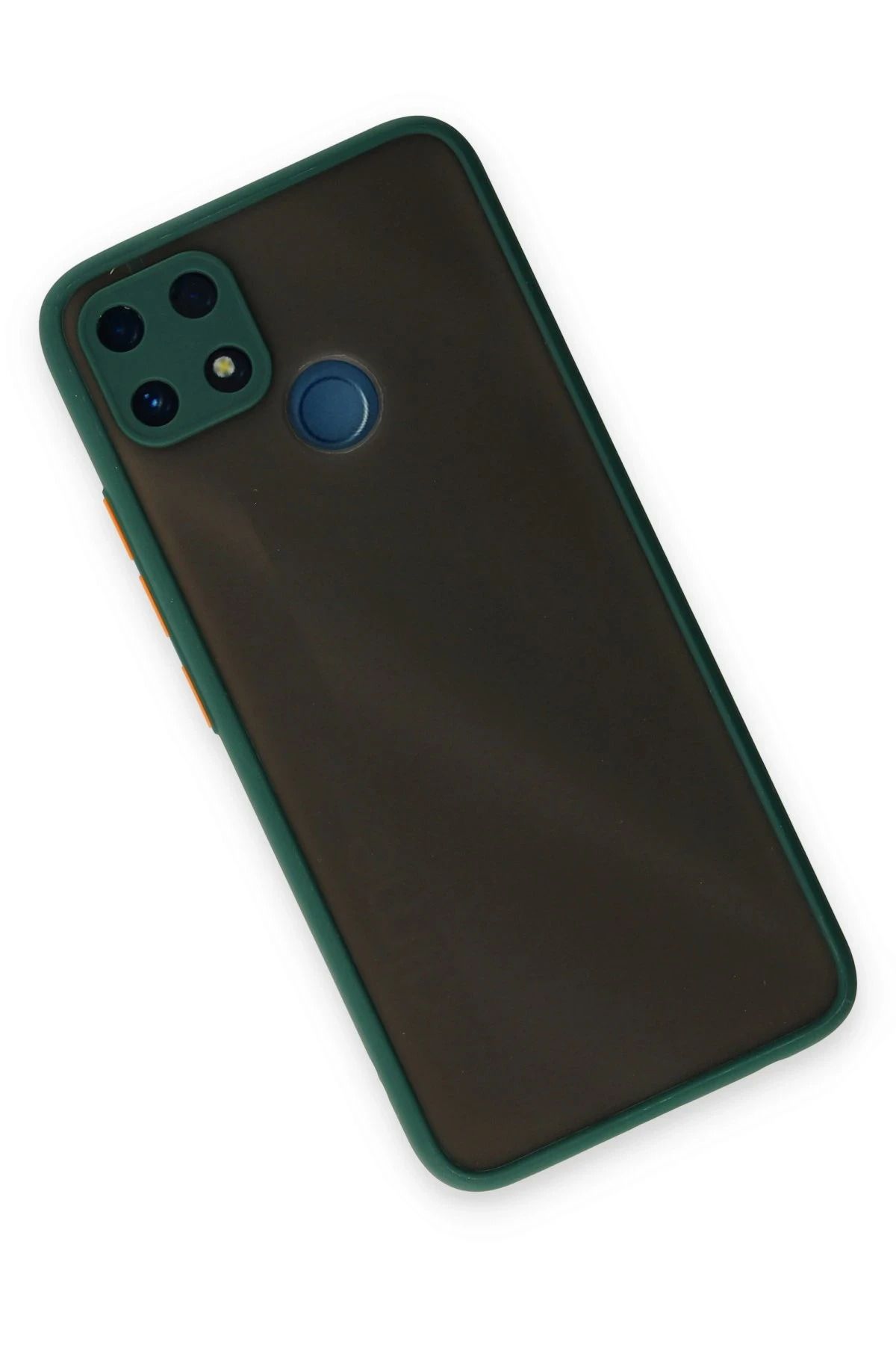 NewFace Realme C25 Kılıf Montreal Silikon Kapak - Yeşil NRMSA