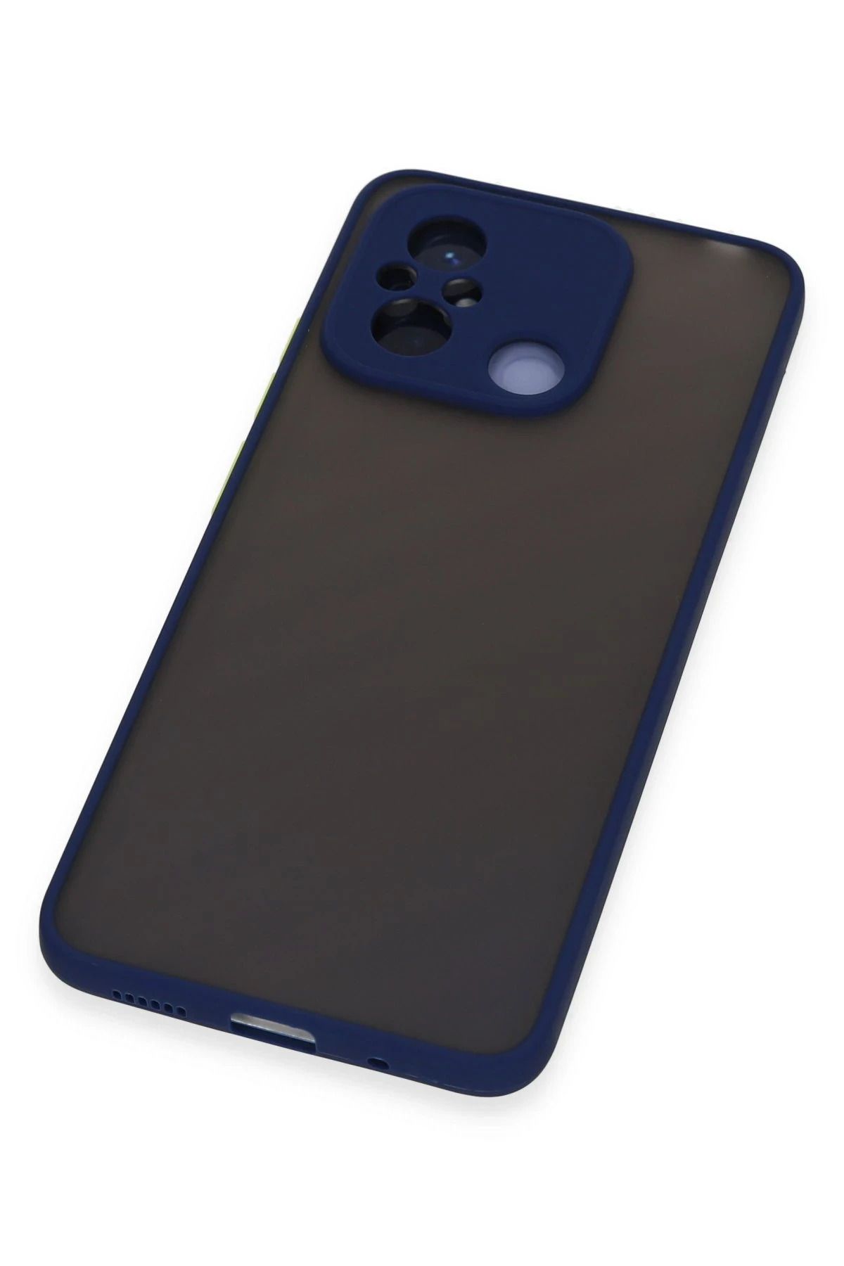 NewFace Xiaomi Redmi 12C Kılıf Montreal Silikon Kapak - Lacivert SVLRS