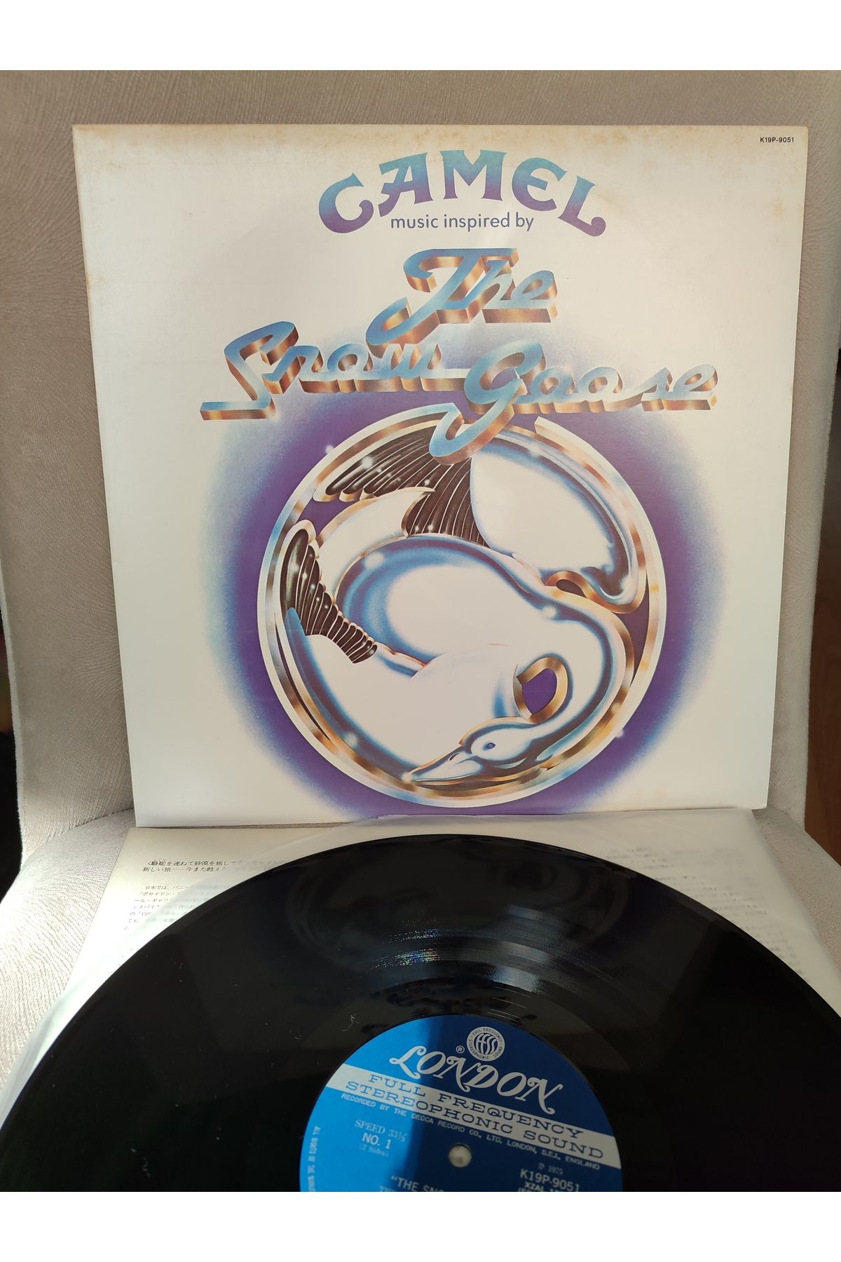 Plakperest CAMEL - The Snow Goose - 1980 Japonya Basım Plak Albüm 2.EL
