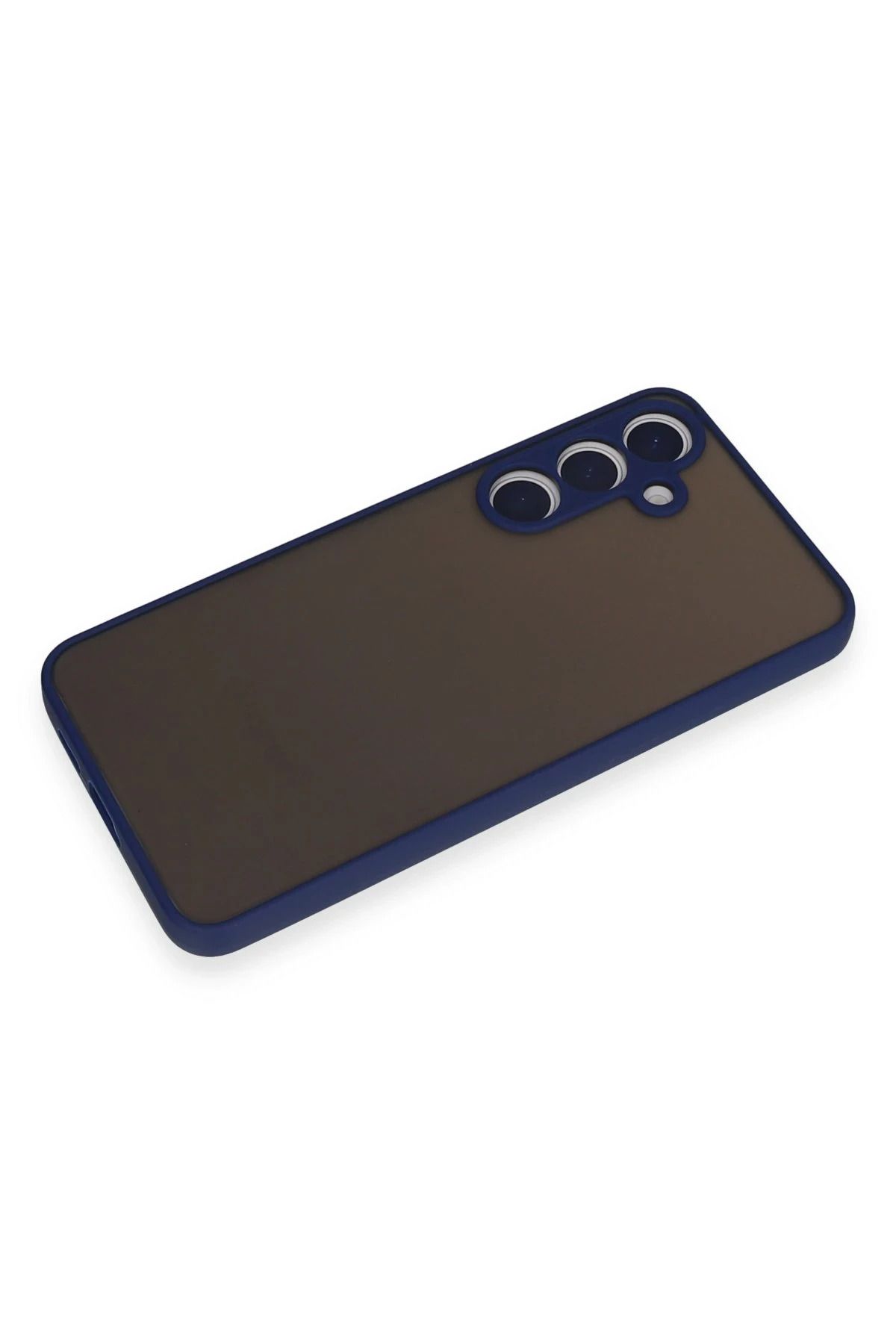 NewFace Samsung Galaxy S24 Kılıf Montreal Silikon Kapak - Lacivert SVLRS