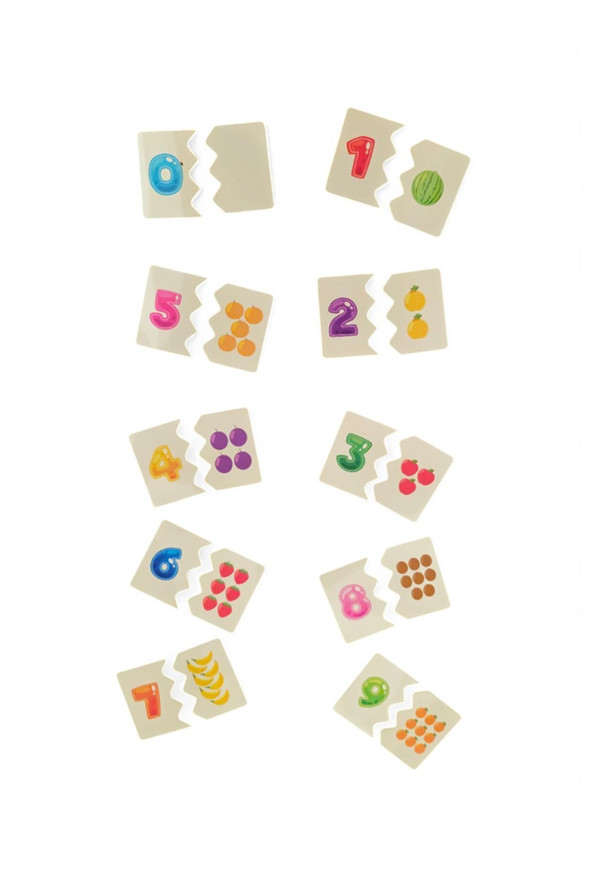 Fizello Ahşap Sayılar Eğitici Öğretici Eşleştirme Kartları Bebek Çocuk Oyuncak fotoğrafı 3 (önizleme)