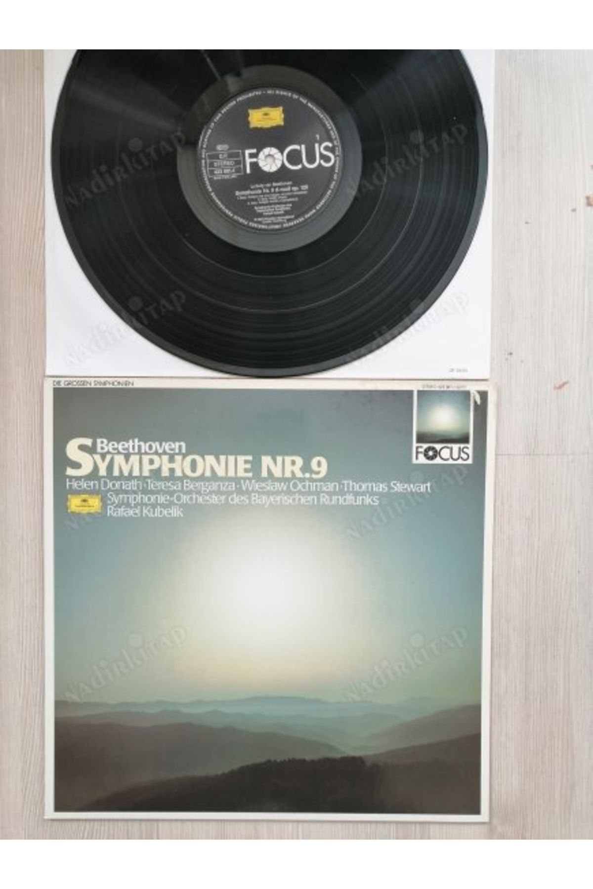 Plakperest BEETHOVEN - SYMPHONIE NR. 9 - -1987 ALMANYA BASIM LP ALBÜM (DEUTSCHE GRAMMOPHON) -2.EL