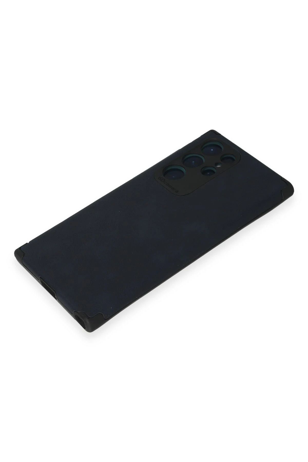 NewFace Samsung Galaxy S22 Ultra Kılıf Loop Deri Silikon - Lacivert BSTMY