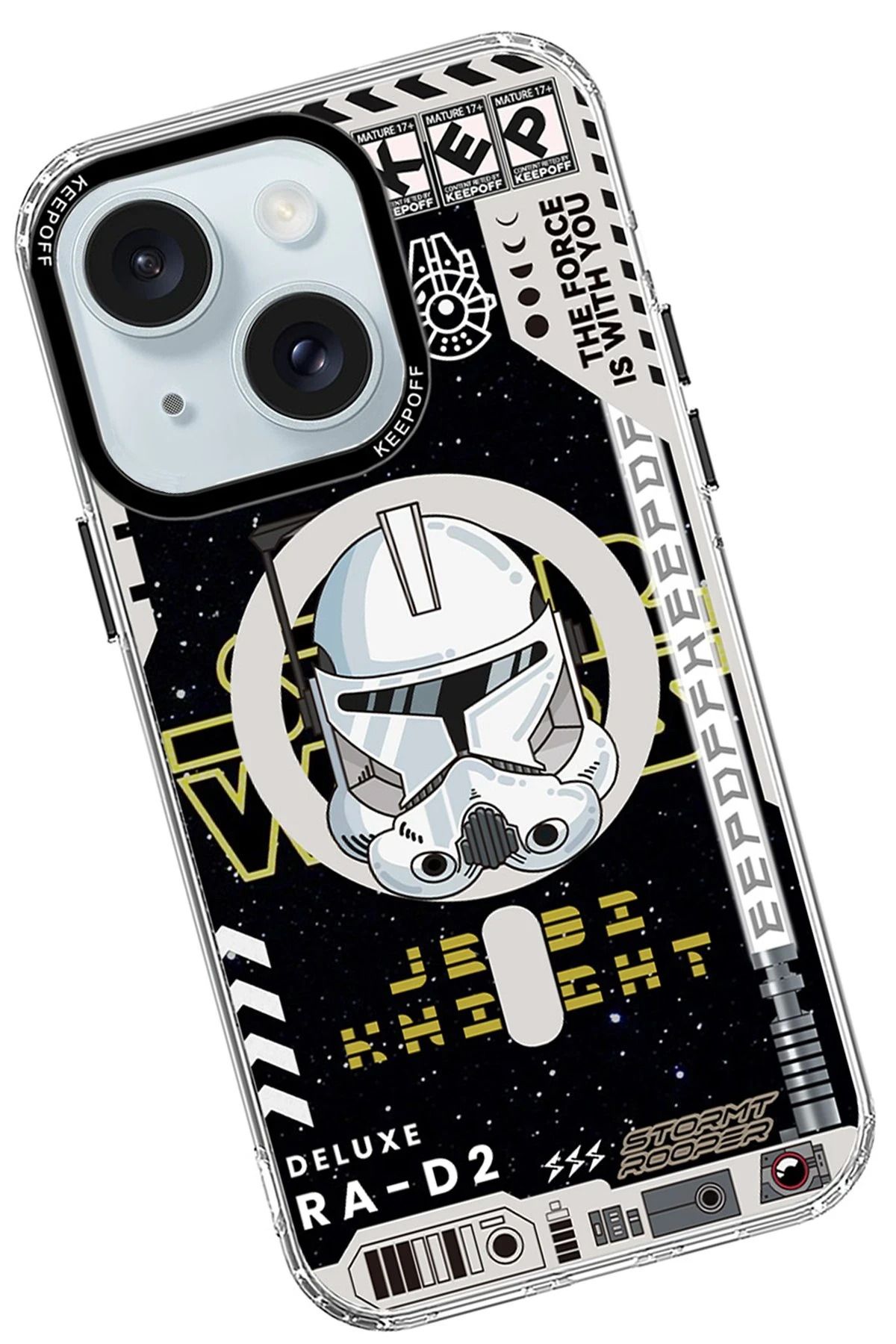 Keep Off iPhone 15 DNA Magsafe Kapak - Jedi Knight BSTMY