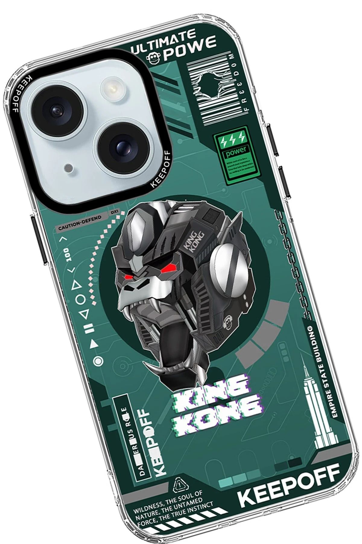 Keep Off iPhone 15 DNA Magsafe Kapak - King Kong BSTMY