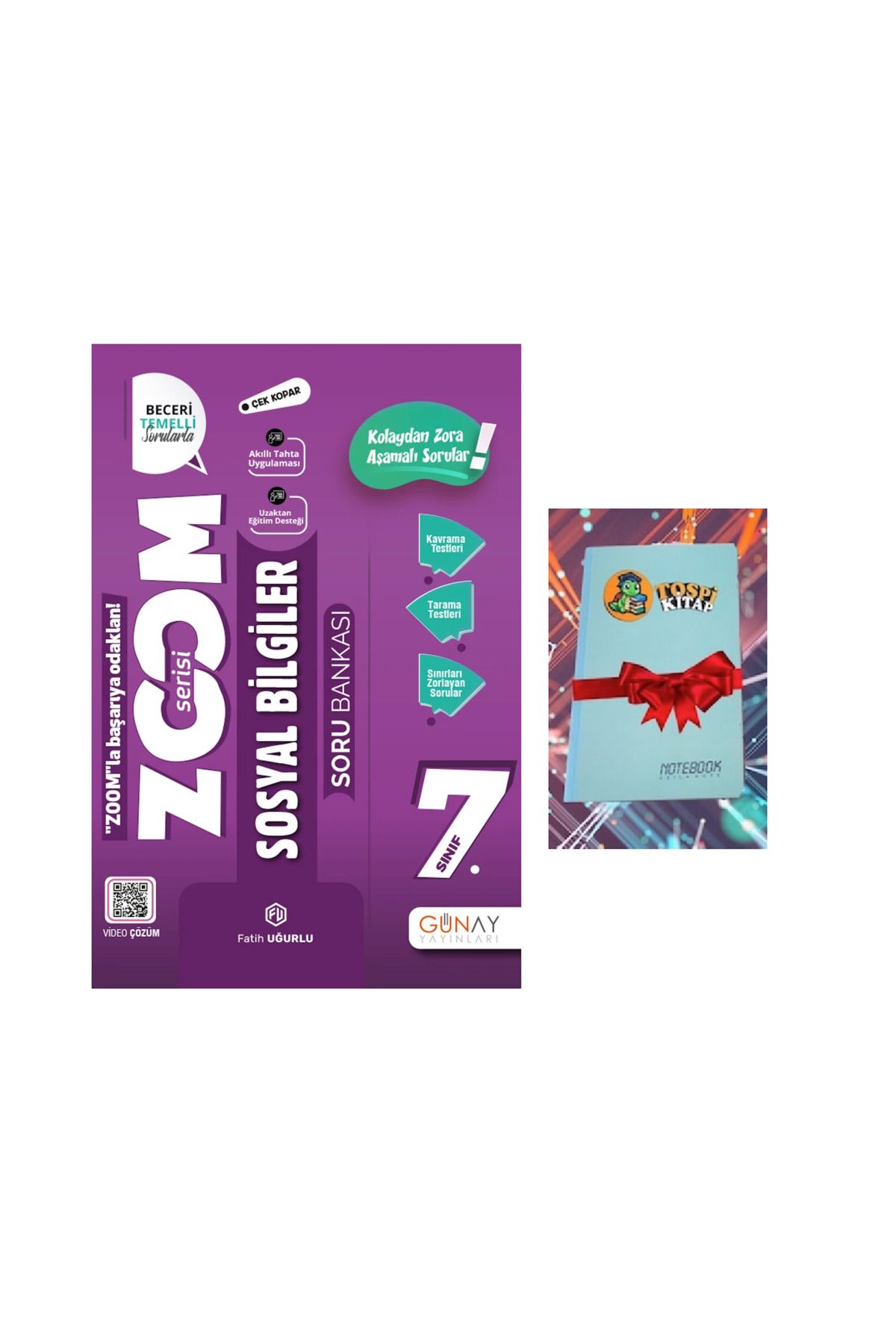 Günay Yayınları 7.SINIF ZOOM SERİSİ SOSYAL BİLGİLER (NOT DEFTERİ HEDİYE)