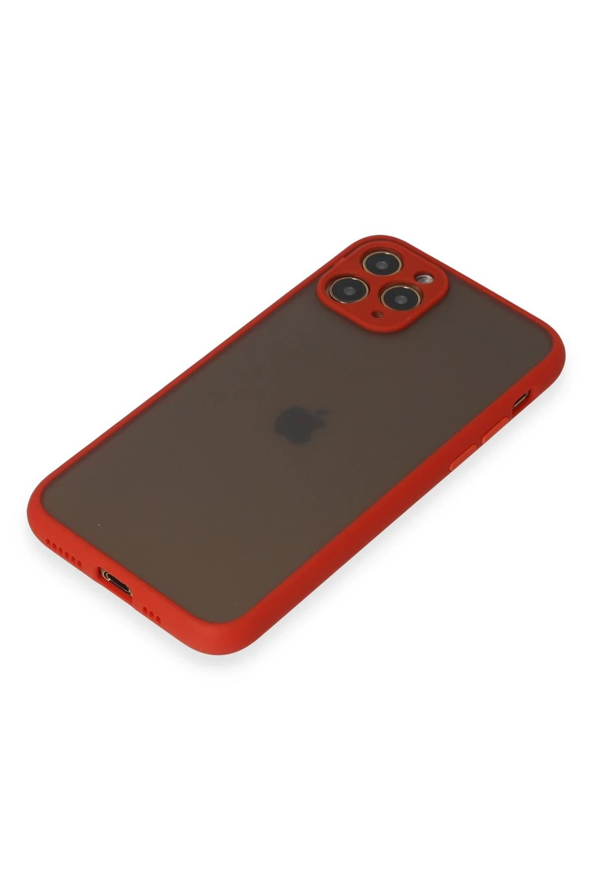 NewFace iPhone 11 Pro Kılıf Montreal Silikon Kapak - Kırmızı BSTMY