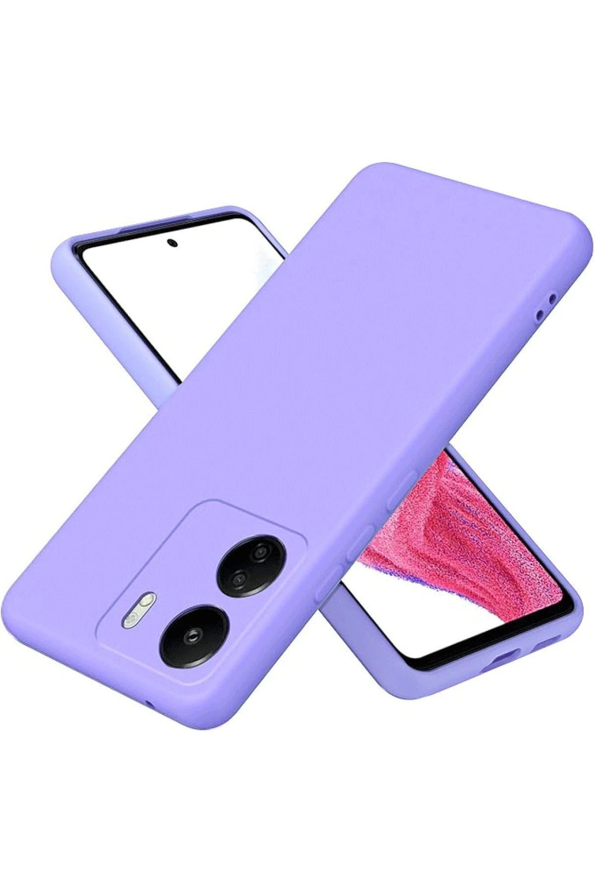 NewFace Xiaomi Redmi 13C Kılıf First Silikon - Lila WLZOR