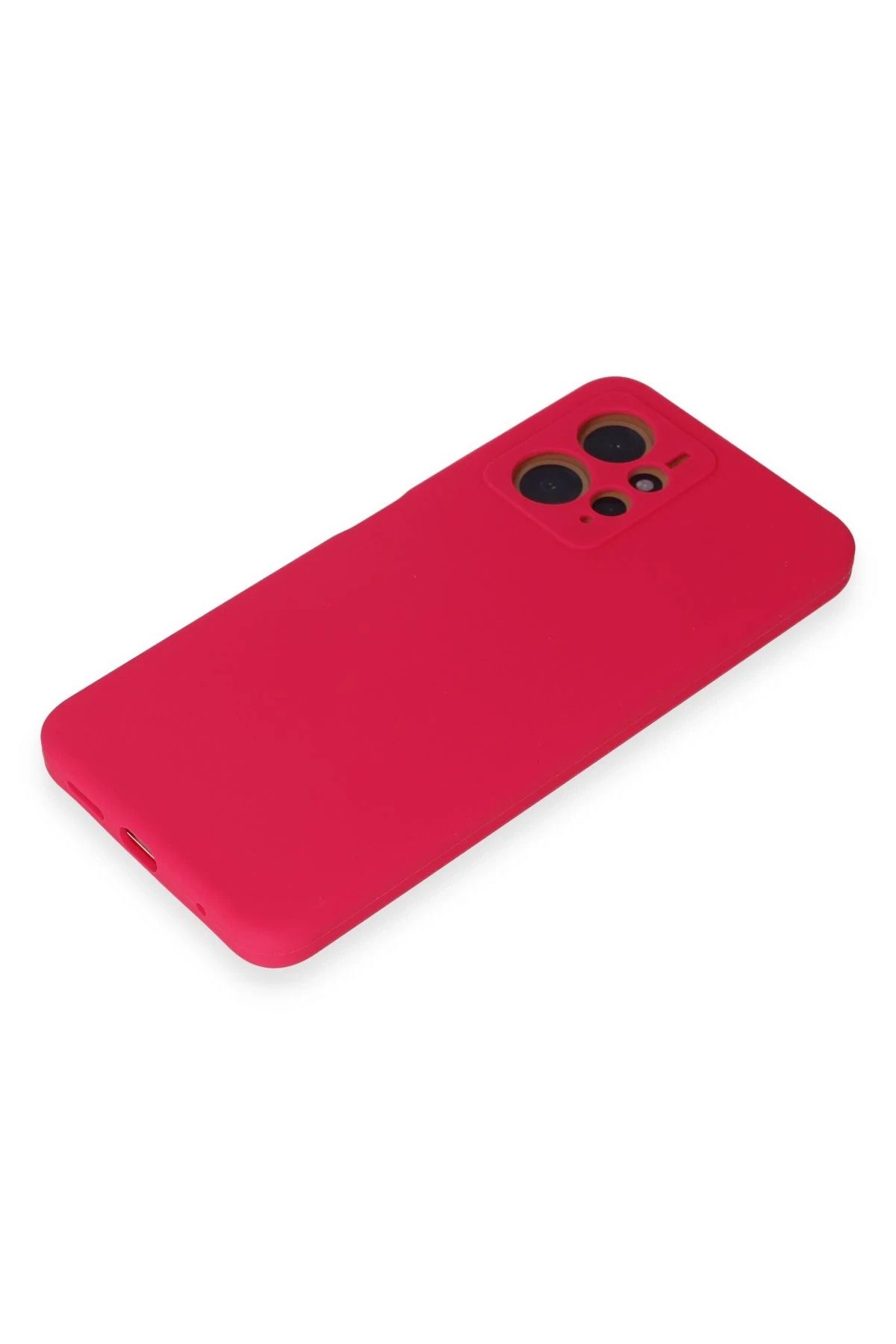 NewFace Xiaomi Redmi Note 12 4G Uyumlu Kılıf Nano içi Kadife Silikon - Pembe BSTMY