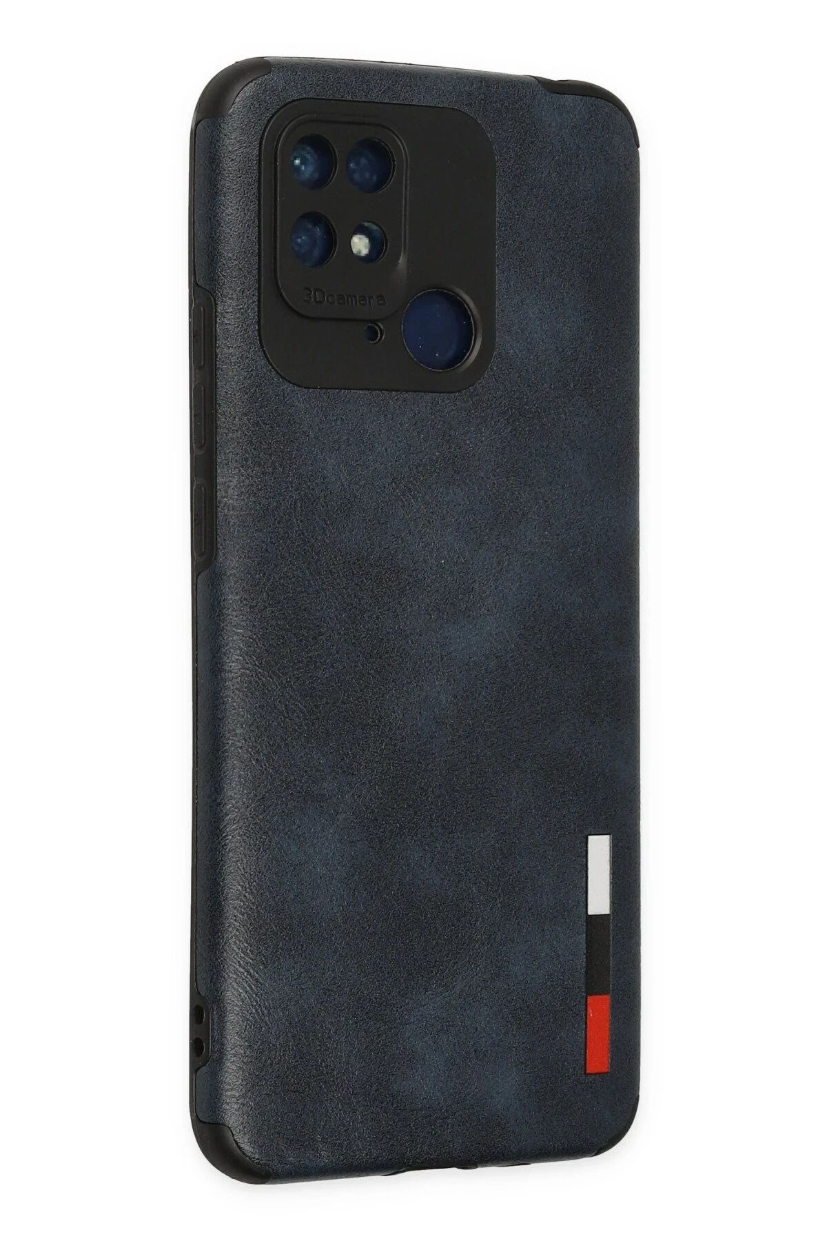 NewFace Xiaomi Redmi 10C Kılıf Loop Deri Silikon - Lacivert BSTMY
