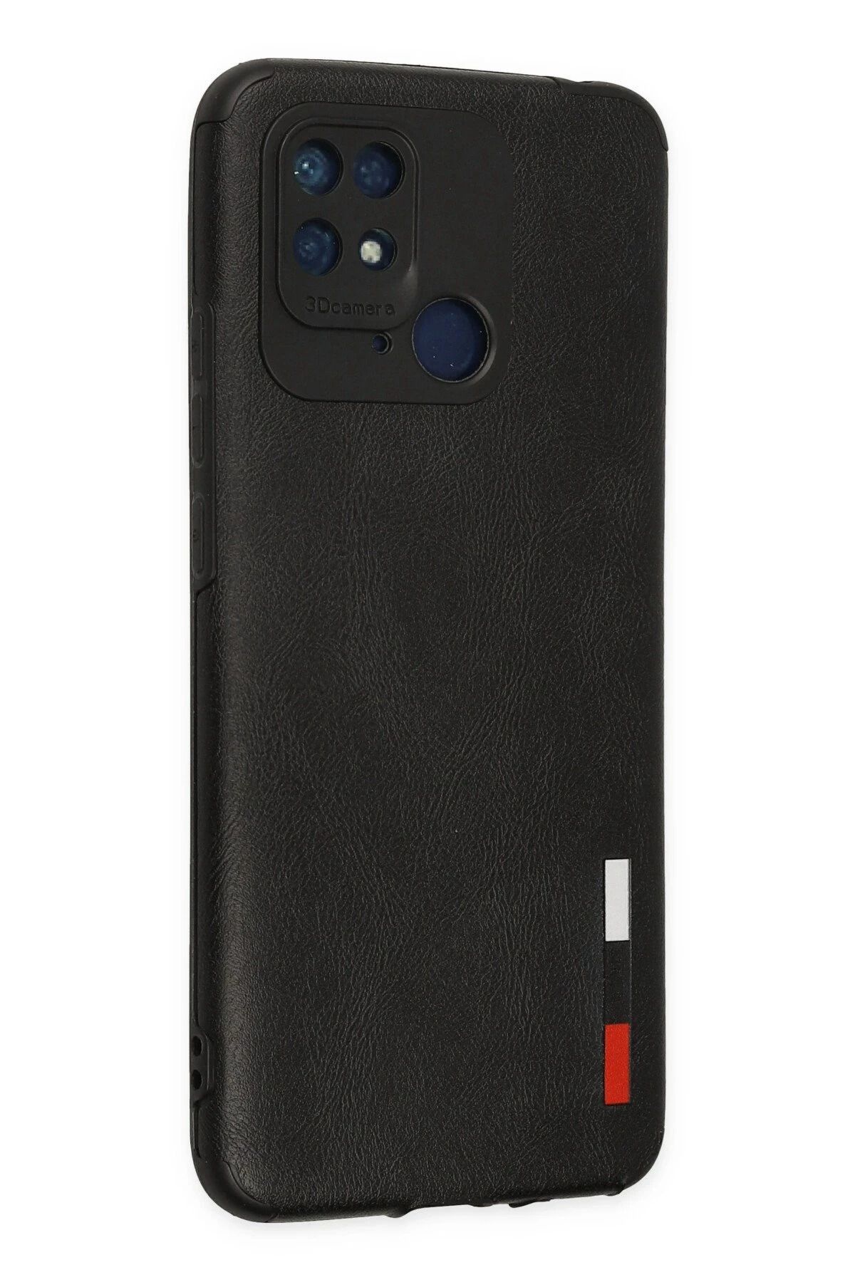 NewFace Xiaomi Redmi 10C Kılıf Loop Deri Silikon - Siyah BSTMY