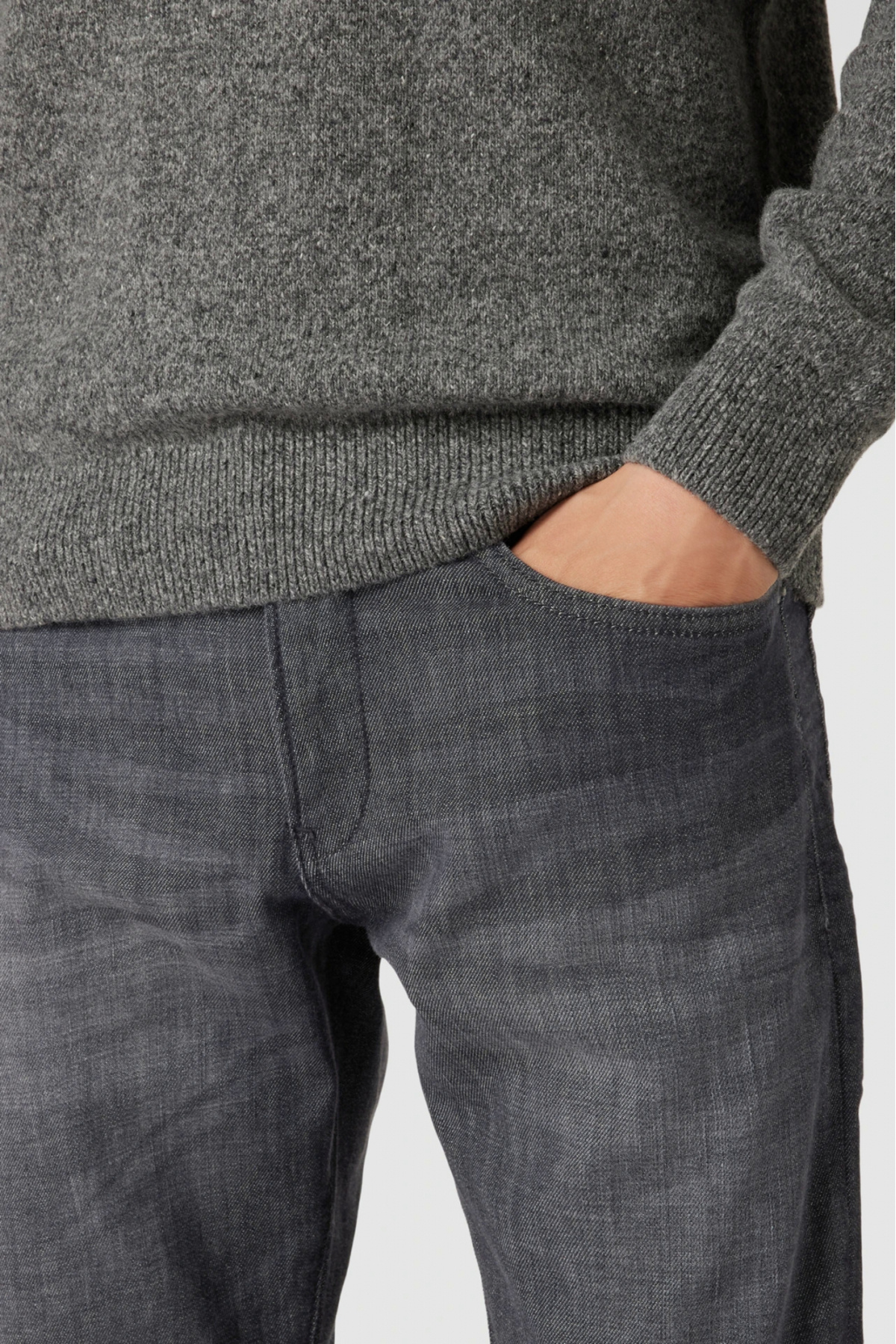 Hugo Boss-Blugi barbati Hugo Boss Delaware 50496194 Gri W34-L32 US 3